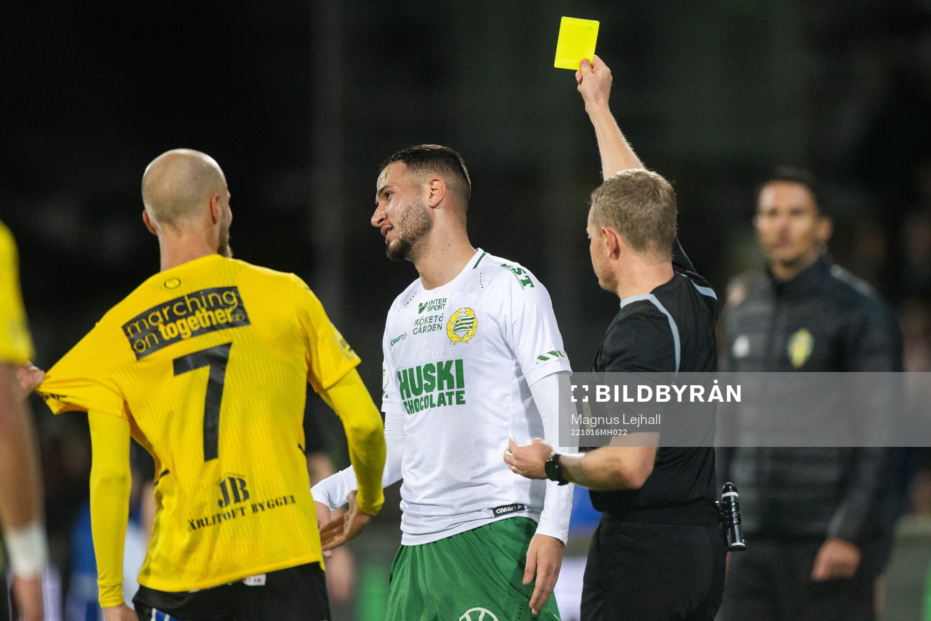 Hammarbys Abdelrahman Saidi och Mjällbys Viktor Gustafson