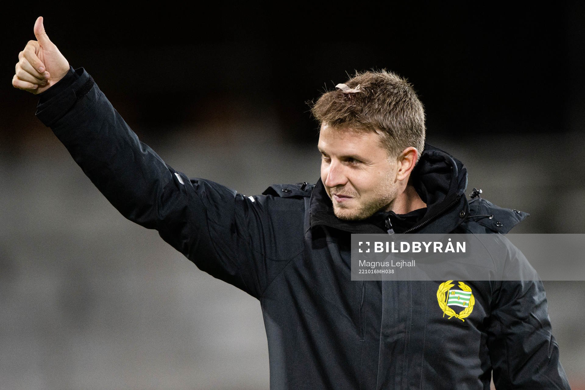 Hammarbys Joel Nilsson jublar