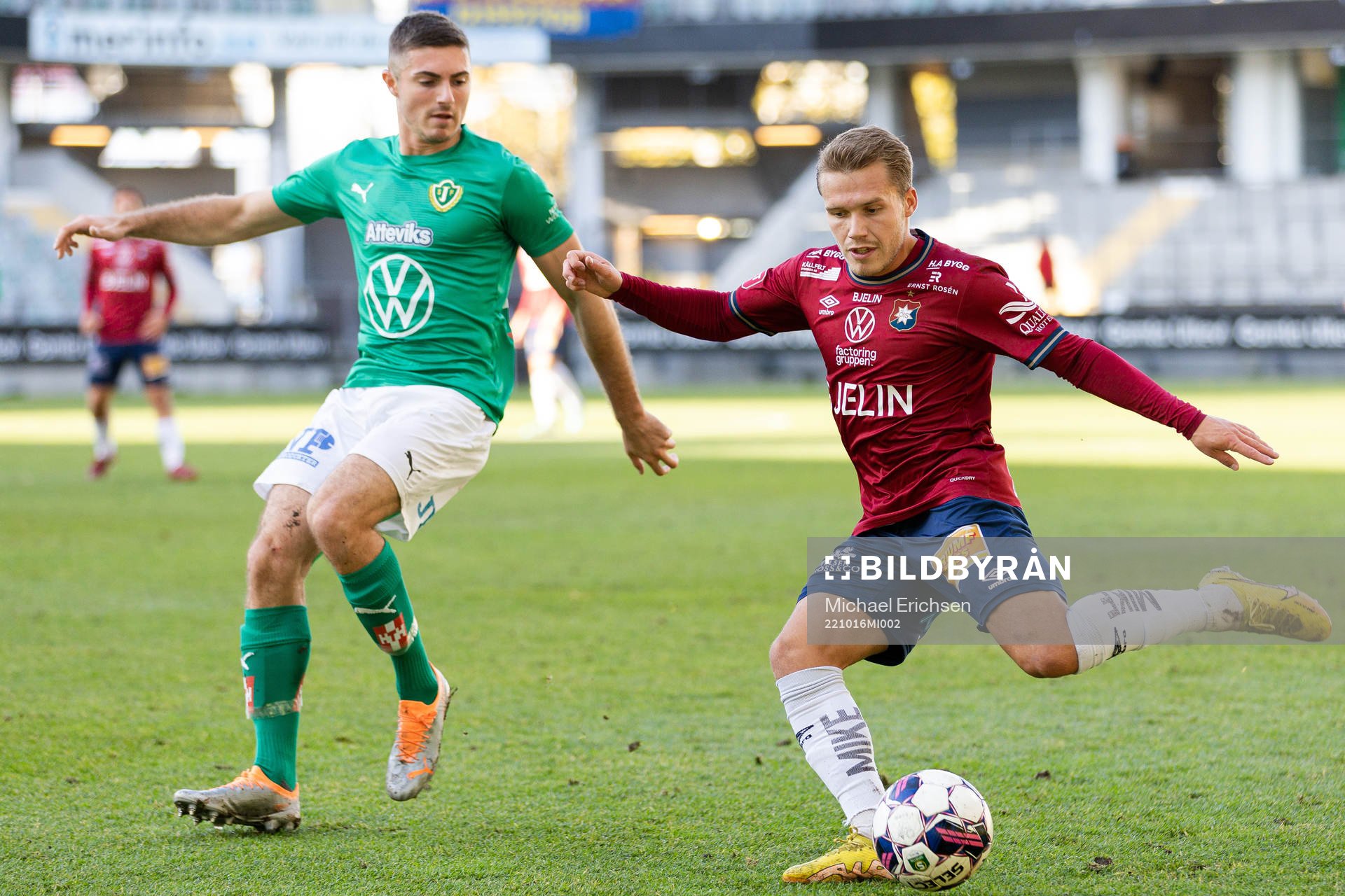 Jönköpings Södras Marko Nikolic och Örgrytes Hampus