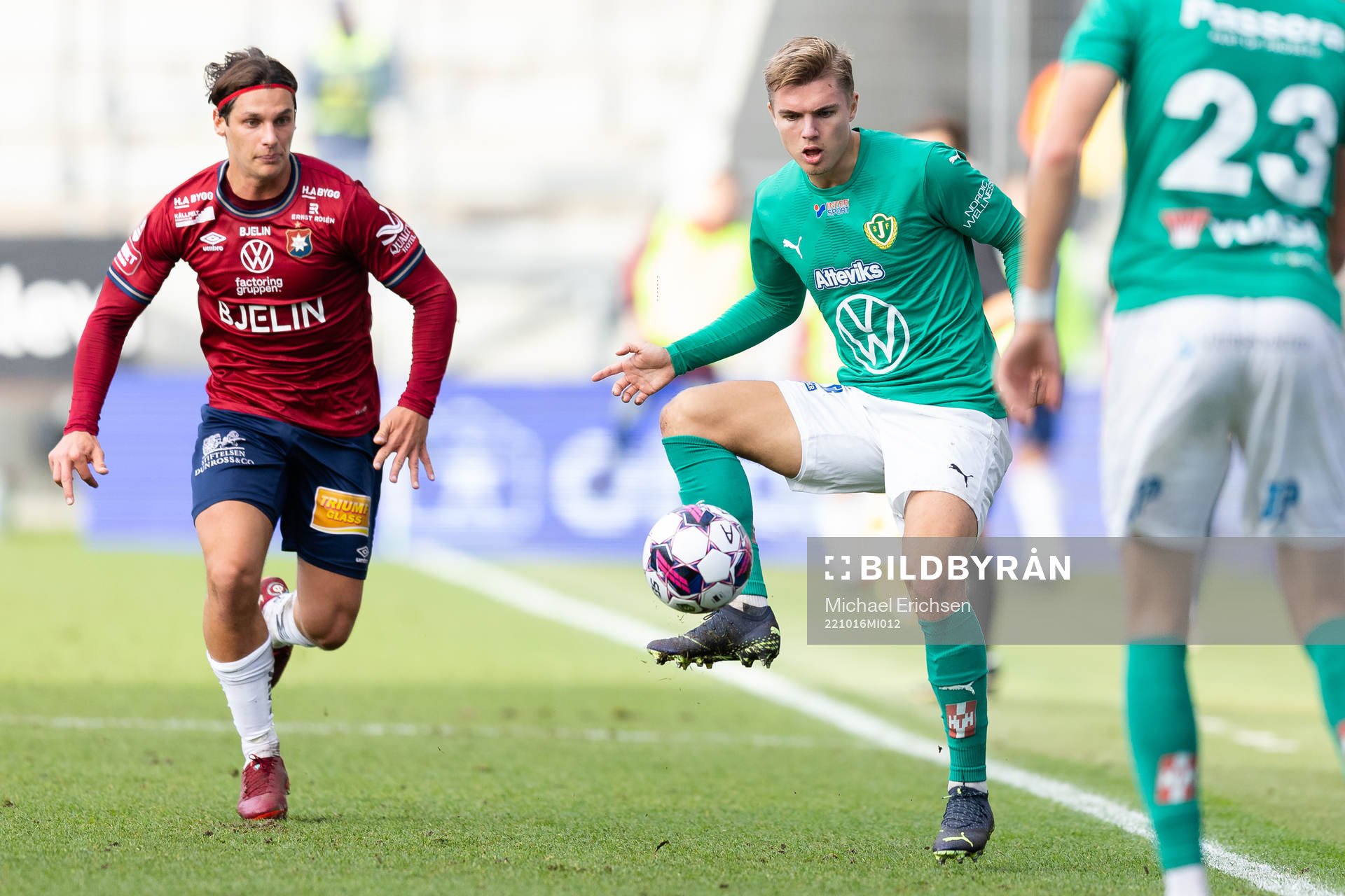 Örgrytes Kevin Ackermann och Jönköpings Södras Daniel