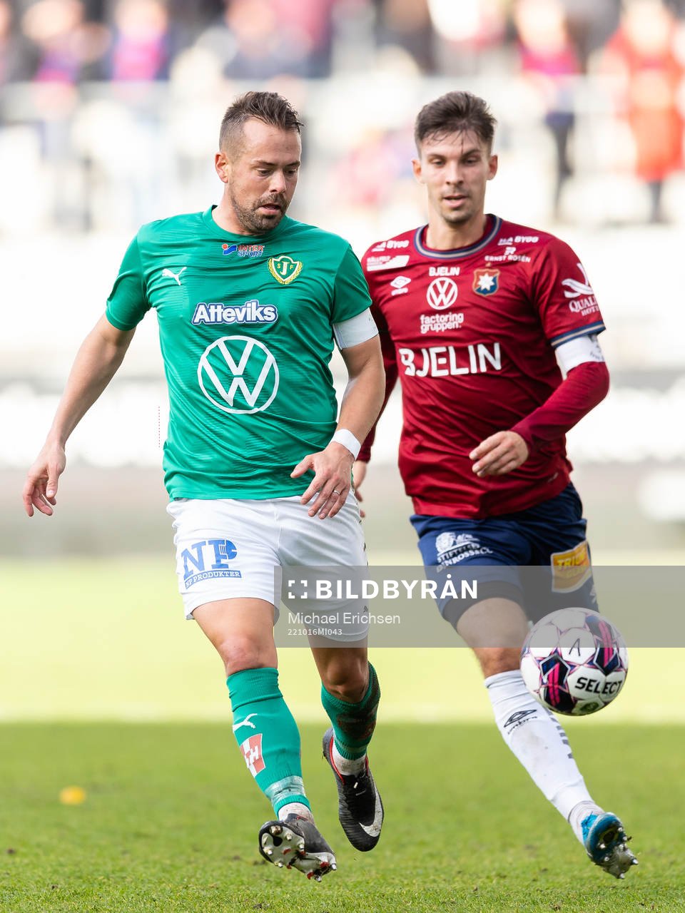 Jönköpings Södras Fredric Fendrich och Örgrytes Daniel
