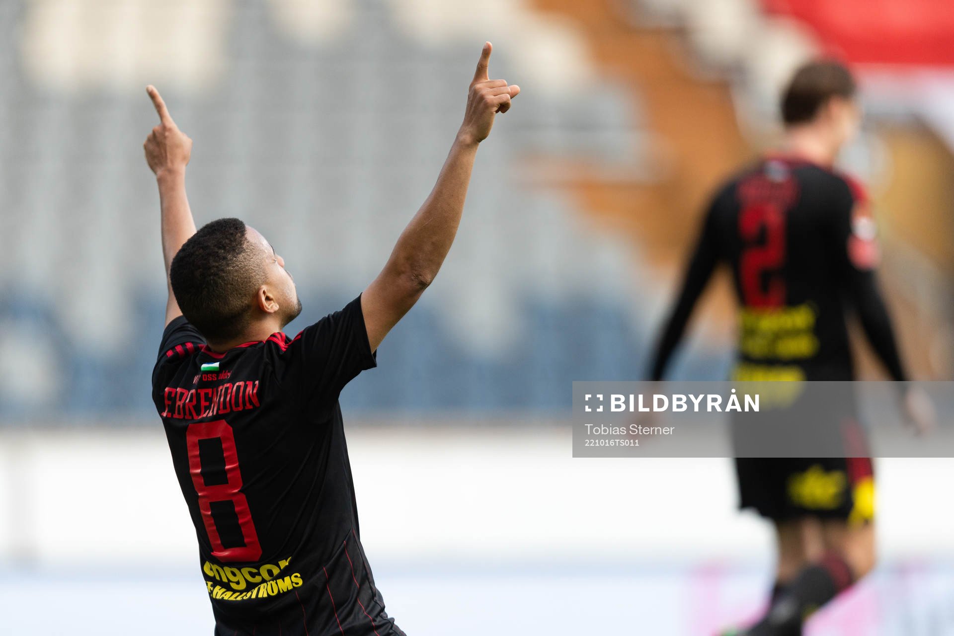 Östersunds Erick Brendon Pinheiro da Silva jublar