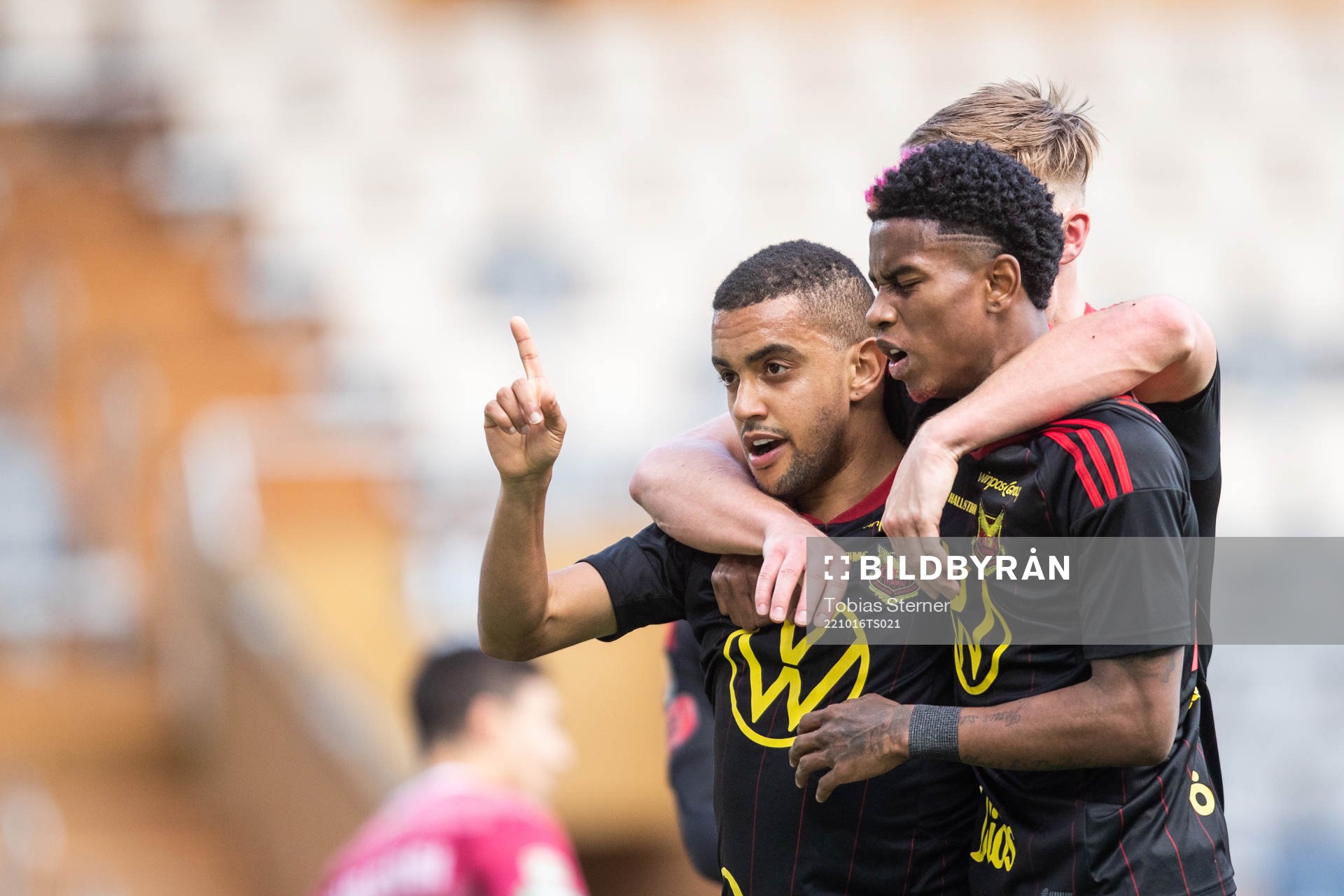 Östersunds Erick Brendon Pinheiro da Silva jublar