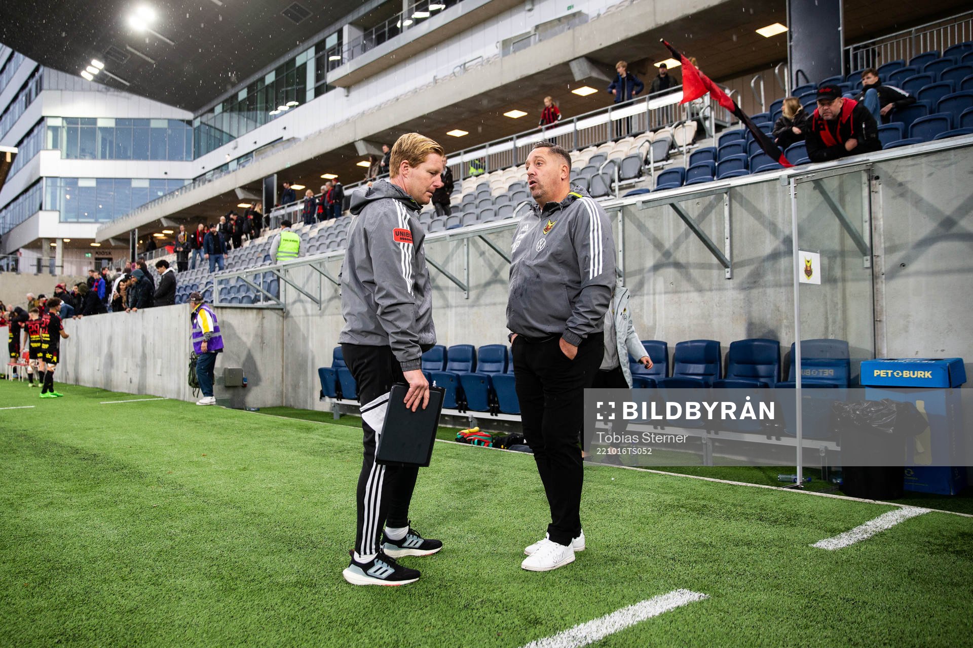 Östersunds assisterande tränare Stefan Lundin och