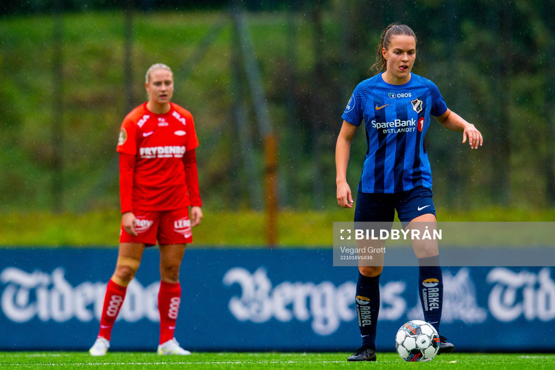Iris Omarsdottir of Stabæk looks dejected
