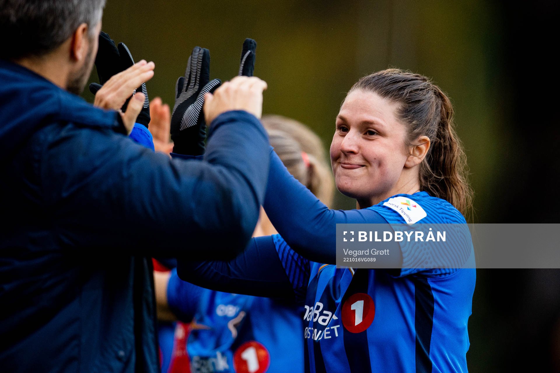 Kim Maria Sundlöv of Stabæk ahead of the Toppserien football match between Brann and Stabæk on October 16, 2022 in Sandviken.