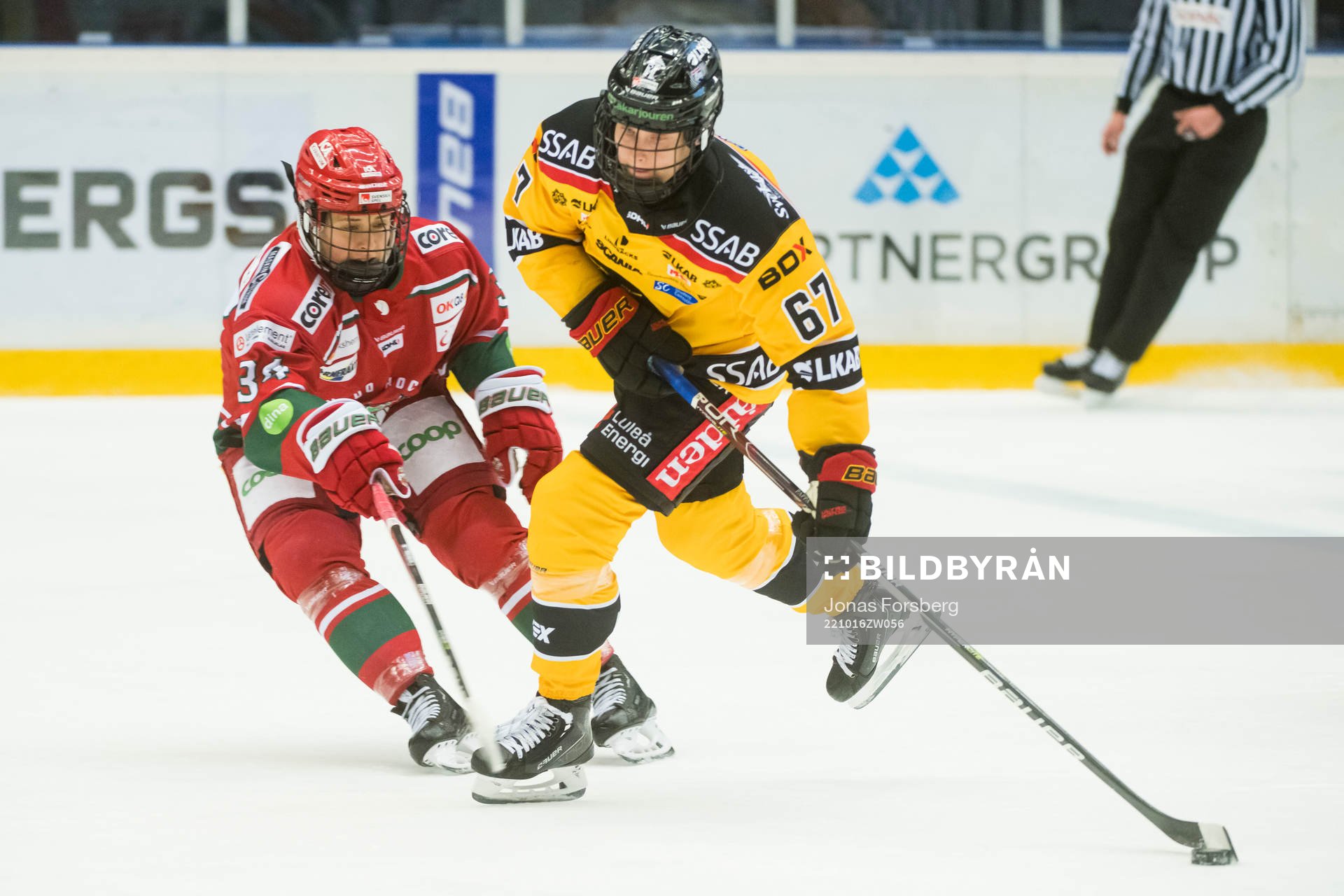 Modos Vendula Pribylova och Luleås Linn Peterson