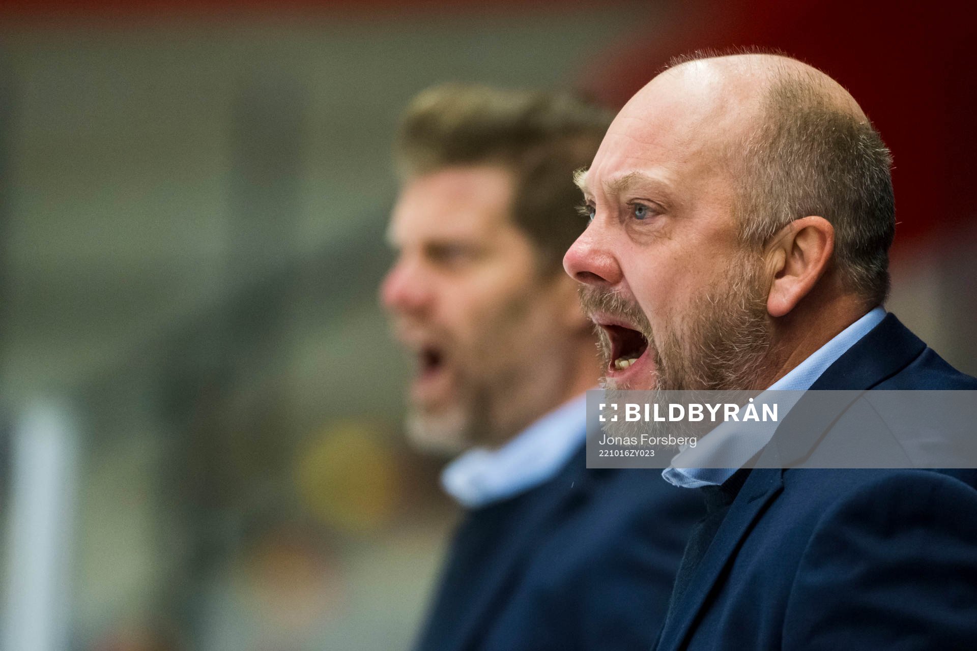 Djurgårdens tränare Rickard Hårdstam och assisterande