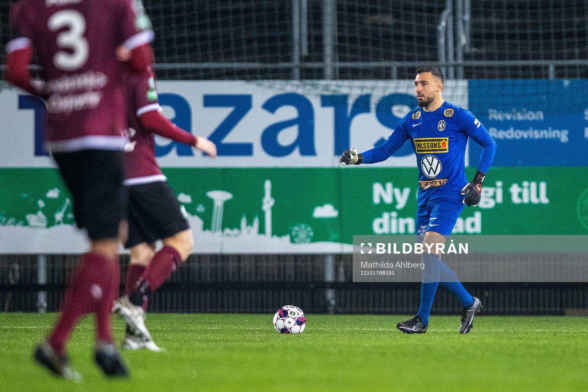 Landskronas målvakt Amr Kaddoura