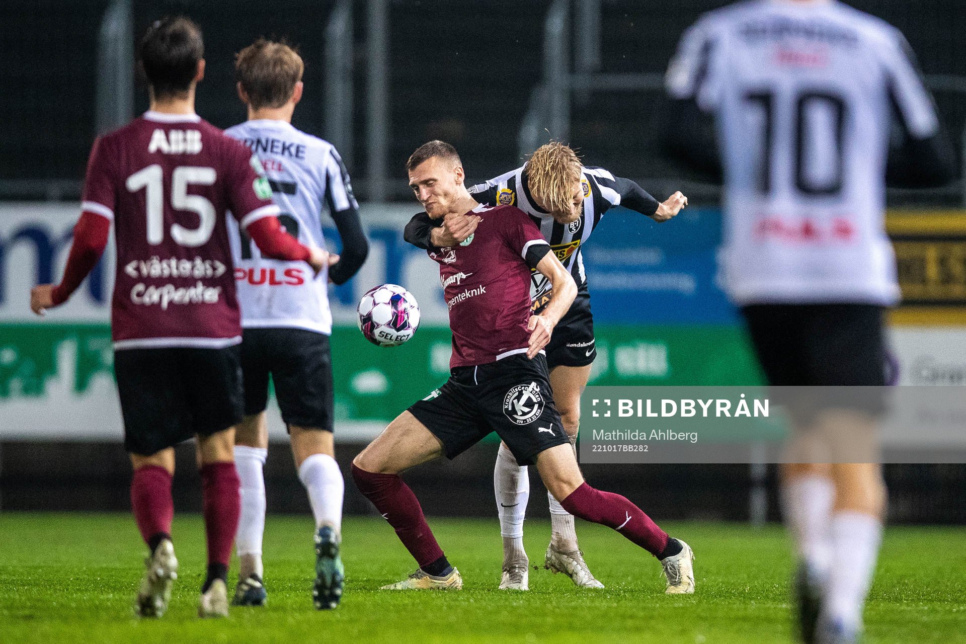 Västerås SKs Viktor Granath och Landskronas Viktor