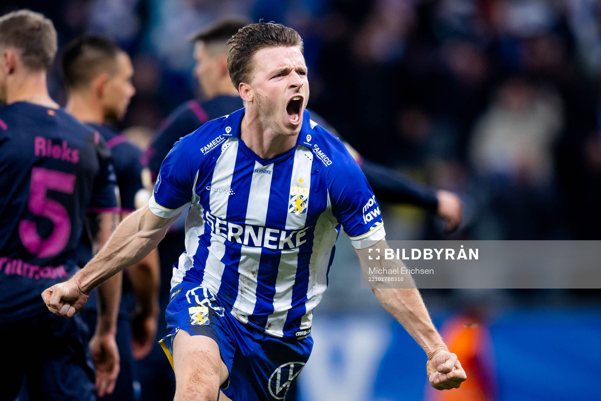 IFK Göteborgs Carl Johansson jublar
