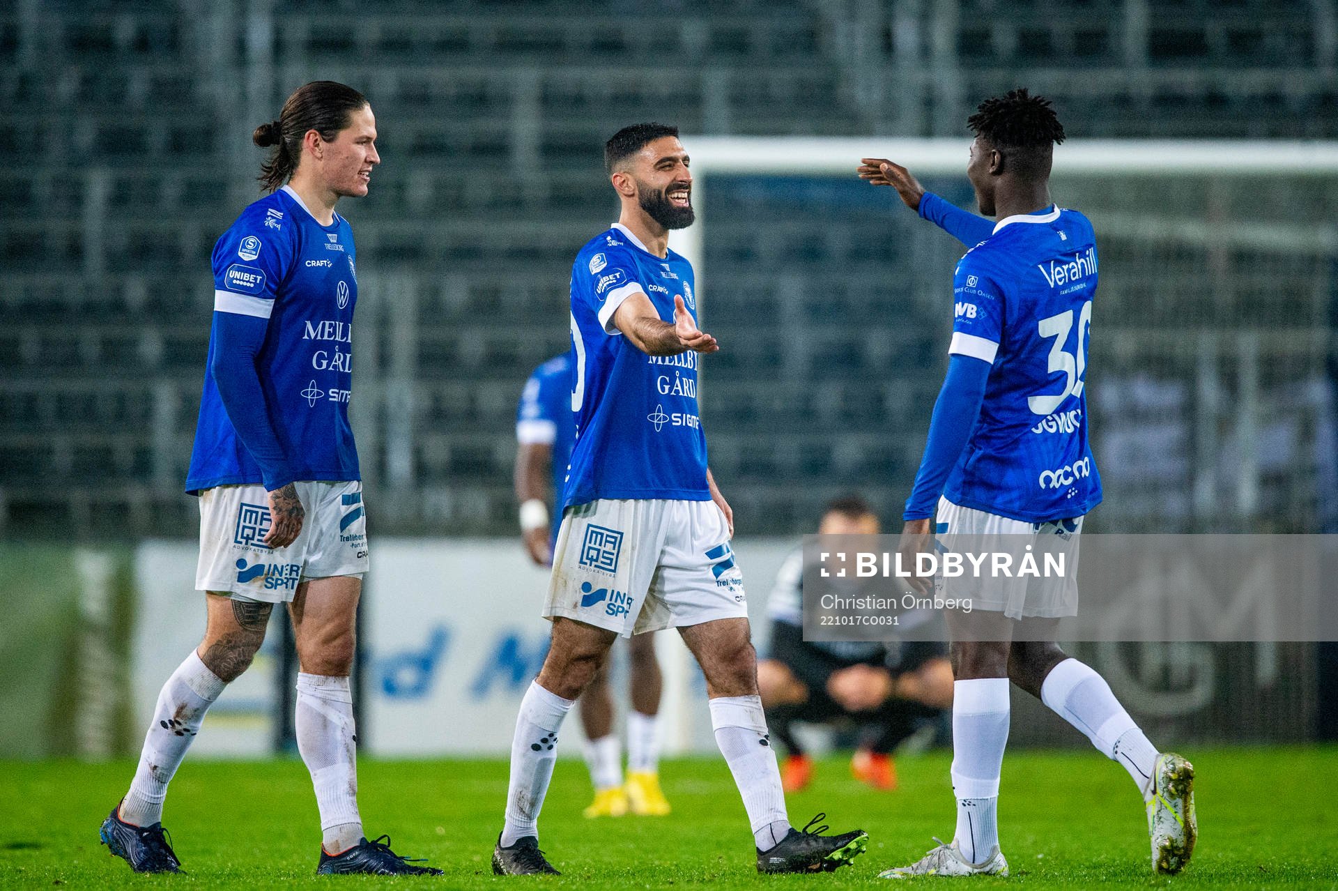 Trelleborgs Isak Jönsson, Mouhammed-Ali Dhaini och Abel