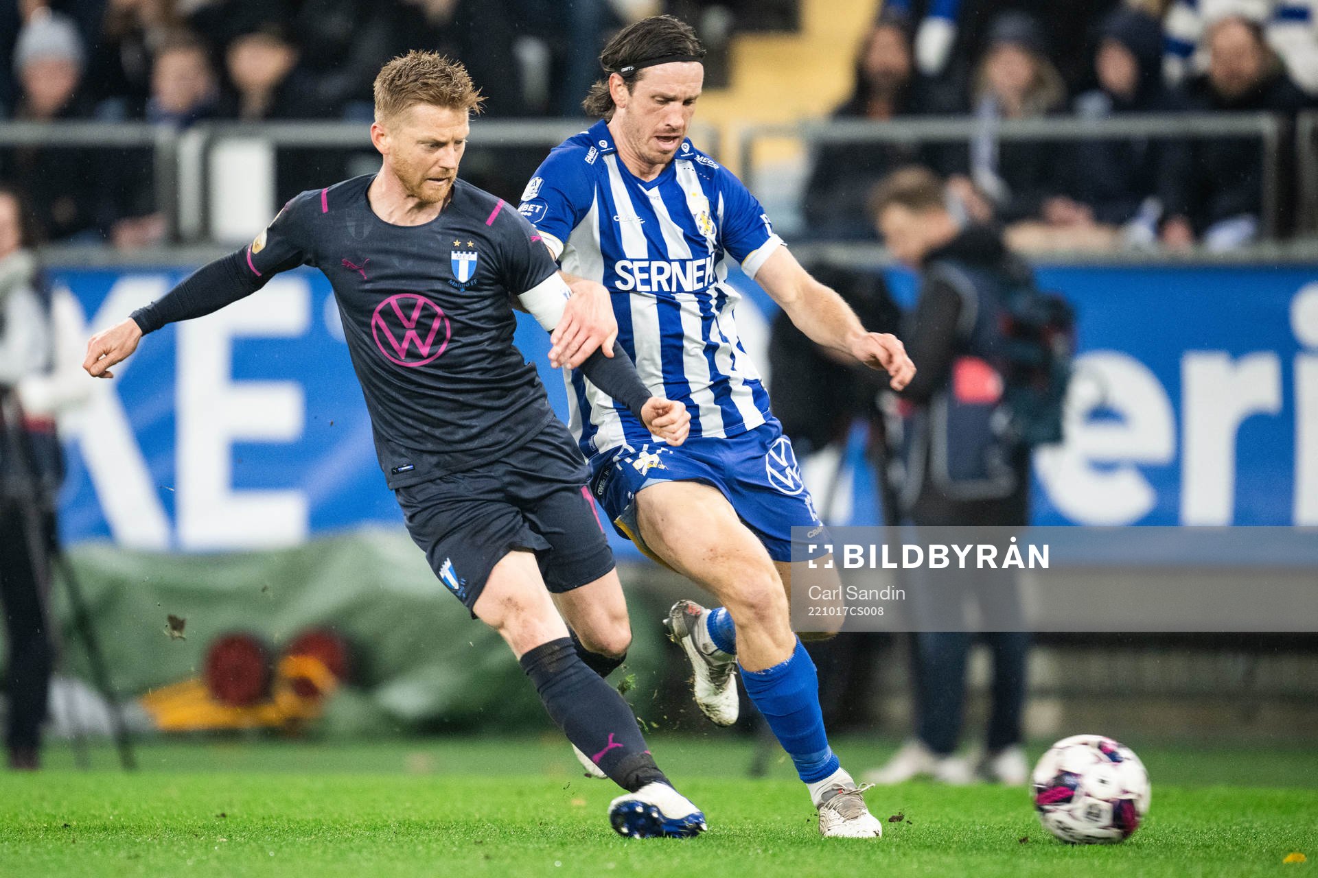 Malmö FFs Anders Christiansen och IFK Göteborgs Gustav