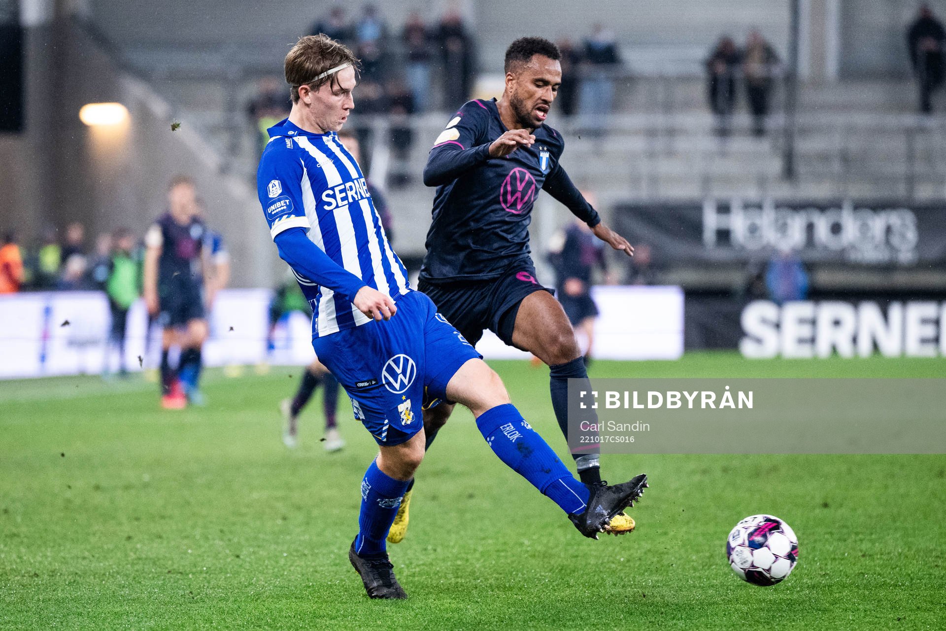 IFK Göteborgs Johan Bångsbo och Malmö FFs Isaac Kiese