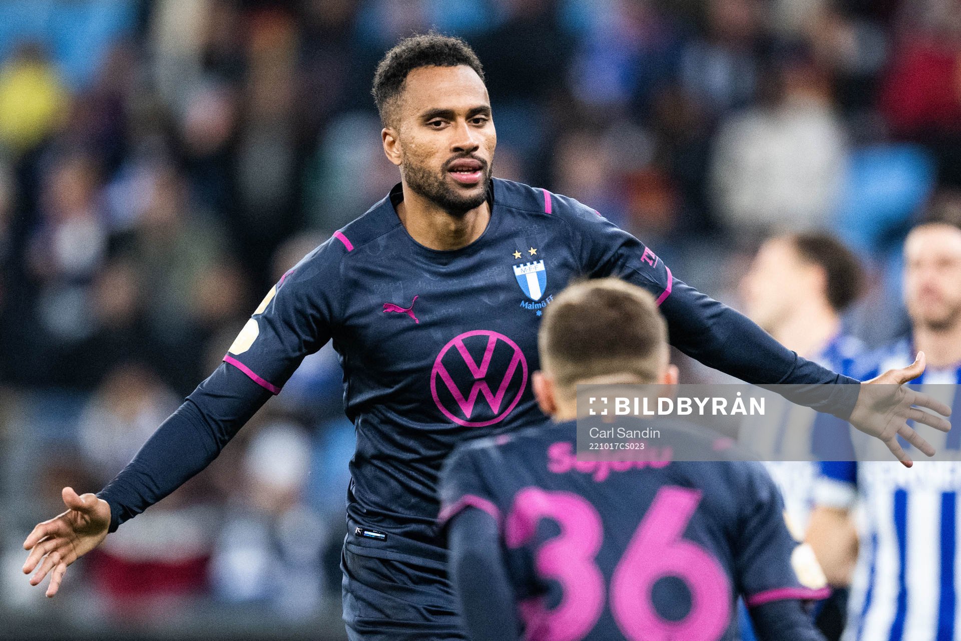 Malmö FFs Isaac Kiese Thelin jublar