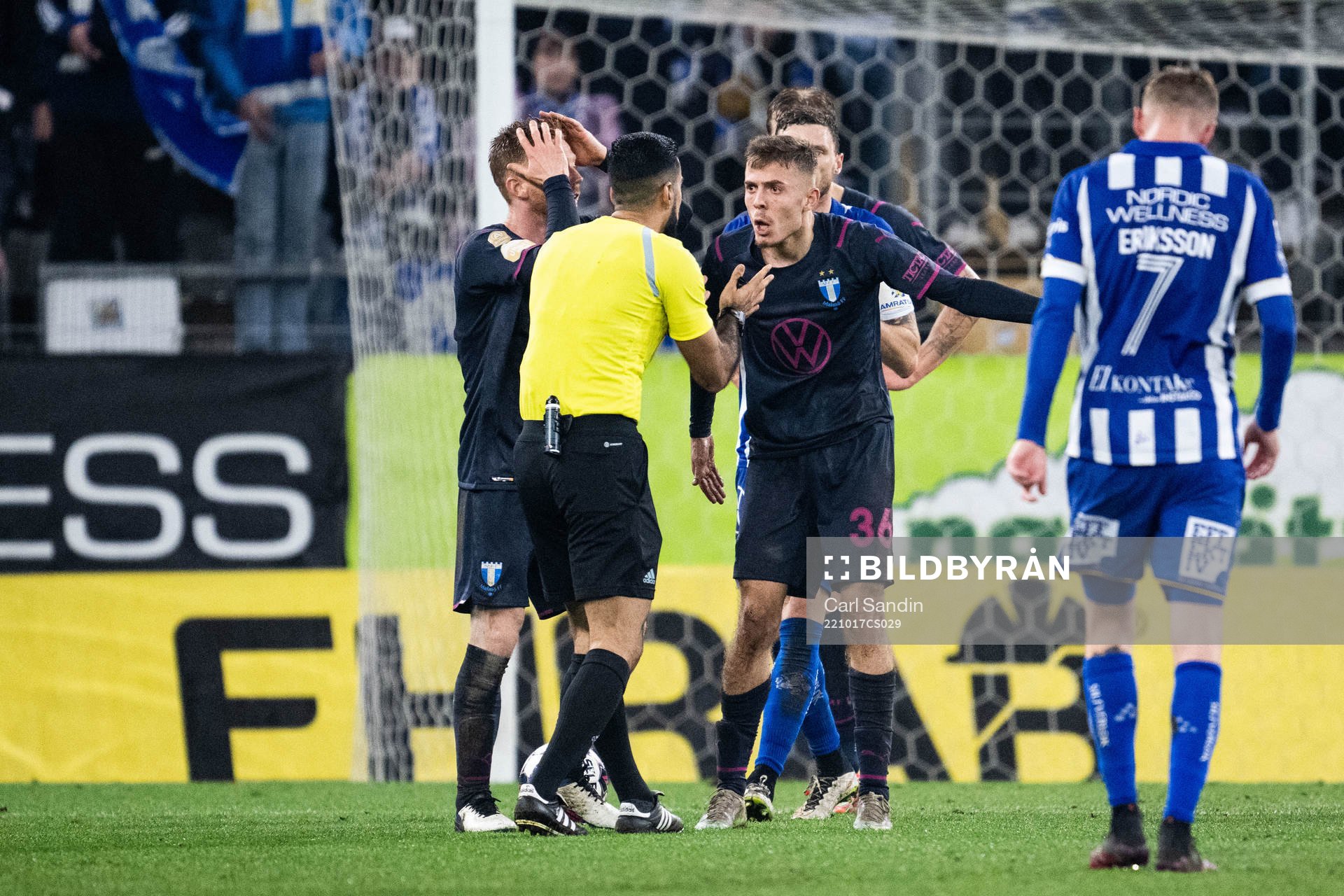 Malmö FFs Patriot Sejdiu reagerar på domslut av Domare