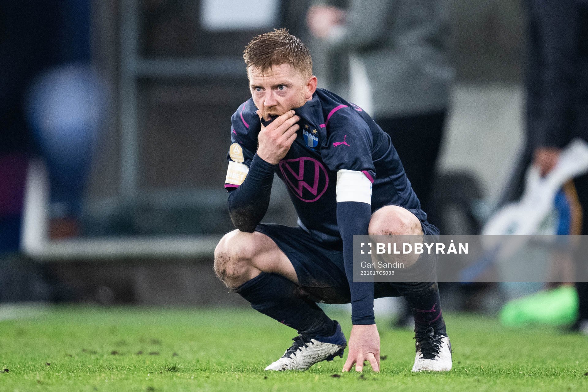 Malmö FFs Anders Christiansen deppar