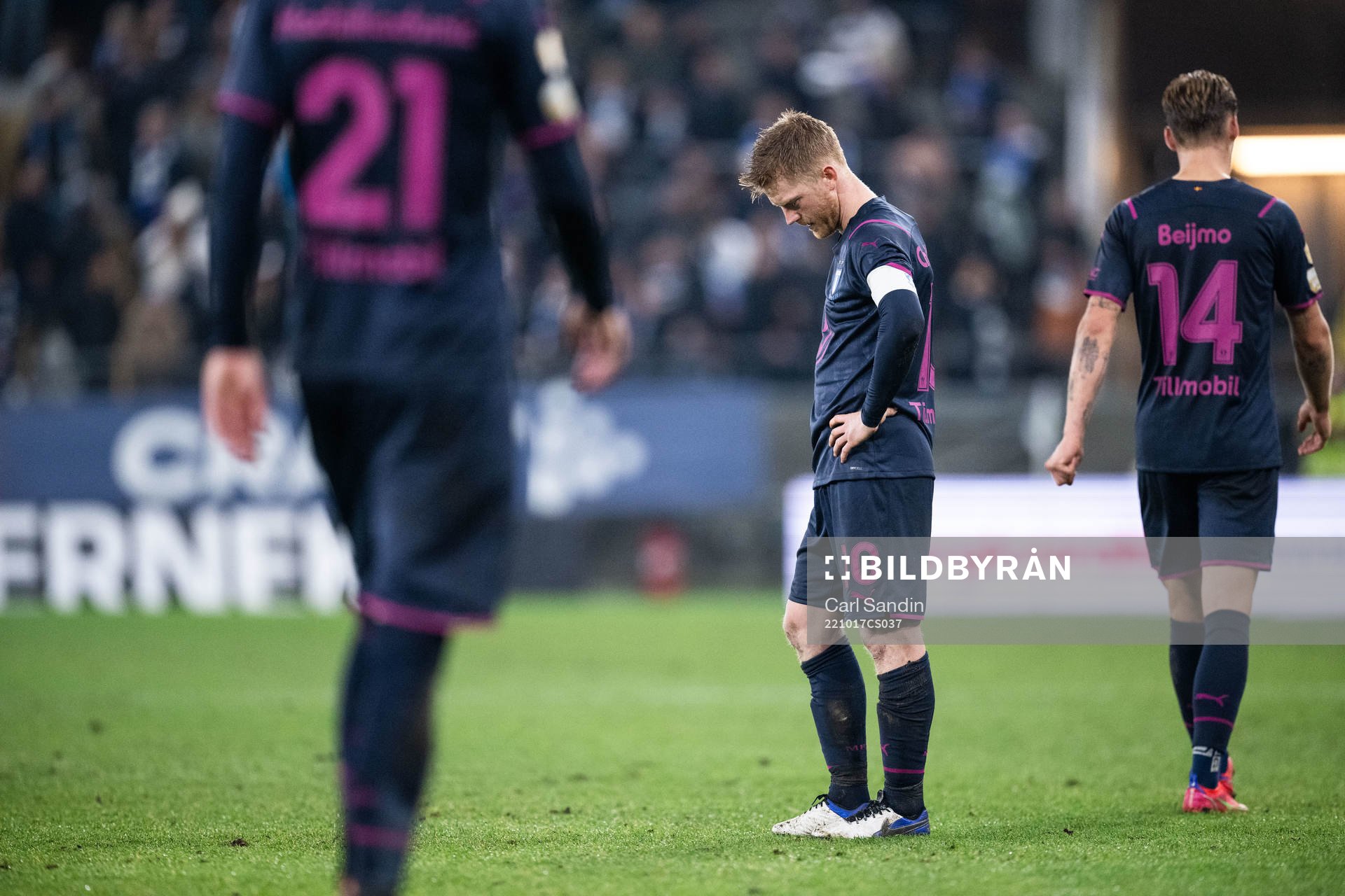 Malmö FFs Anders Christiansen deppar