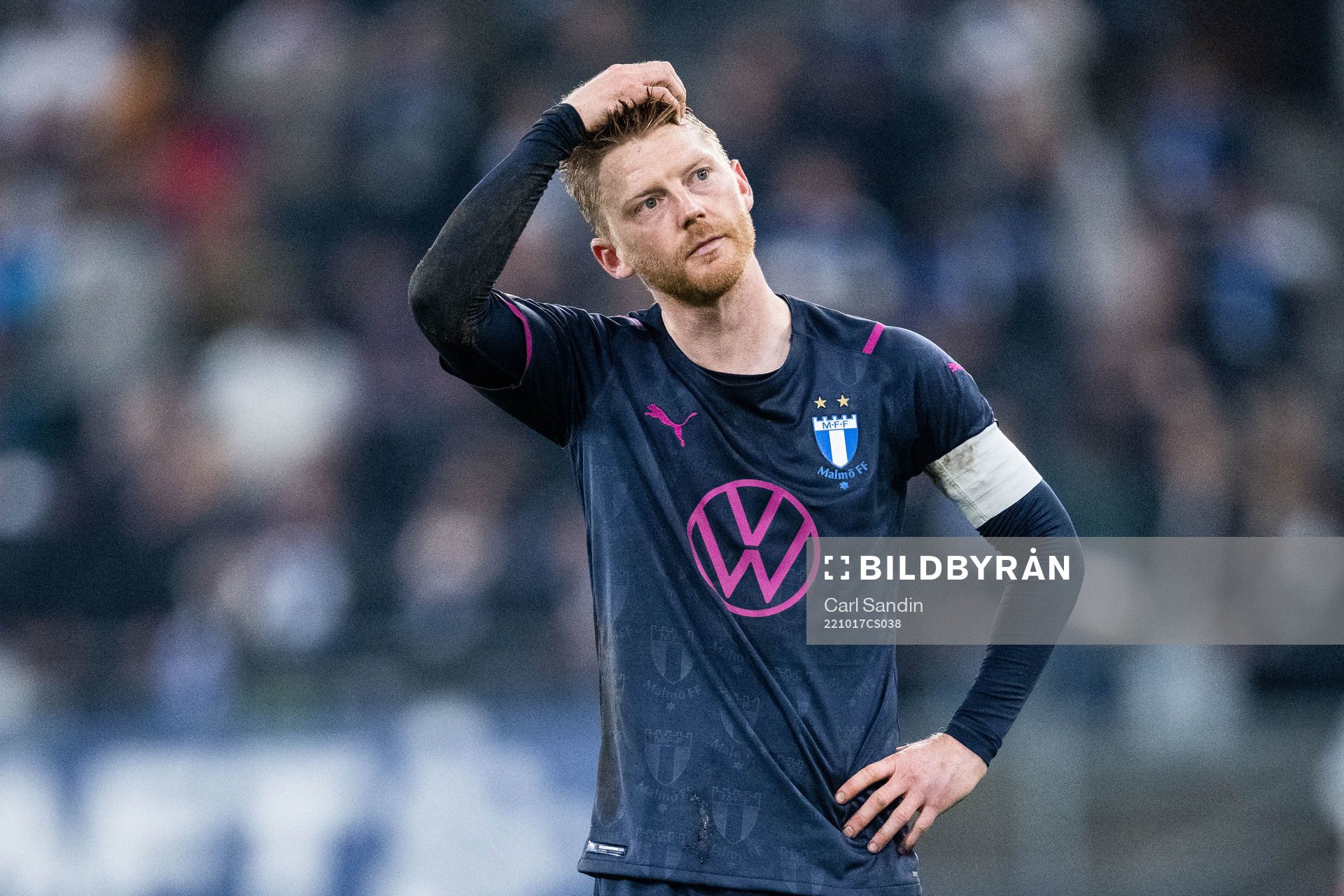 Malmö FFs Anders Christiansen deppar