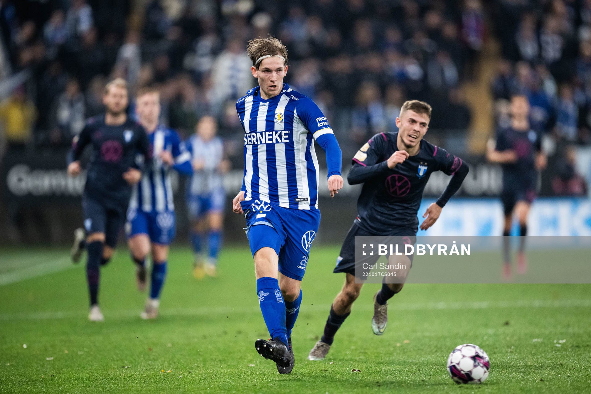 IFK Göteborgs Johan Bångsbo och Malmö FFs Patriot Sejdiu