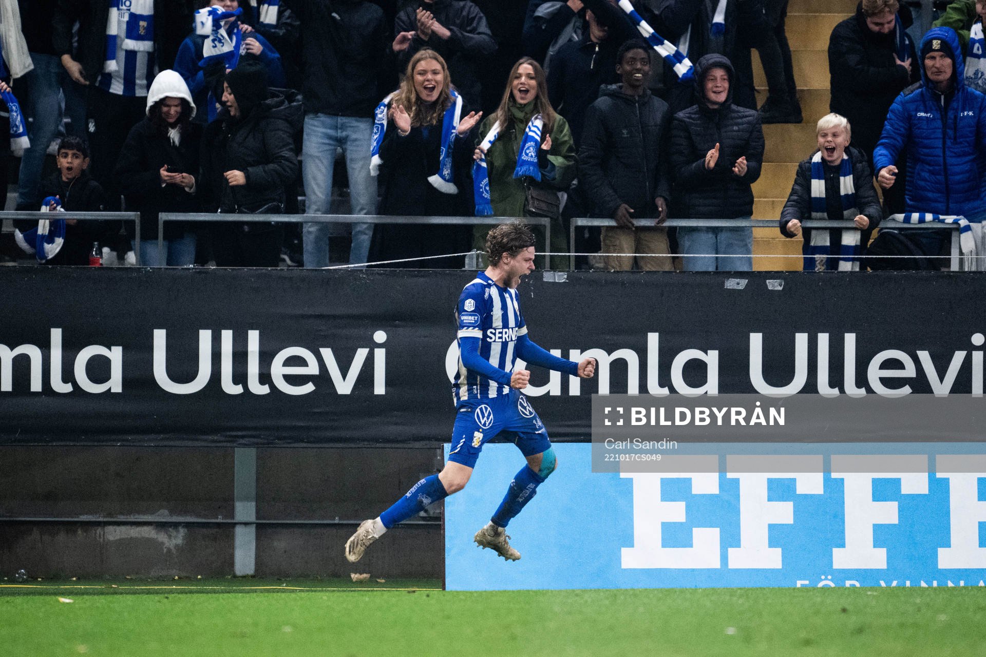 IFK Göteborgs Gustaf Norlin jublar