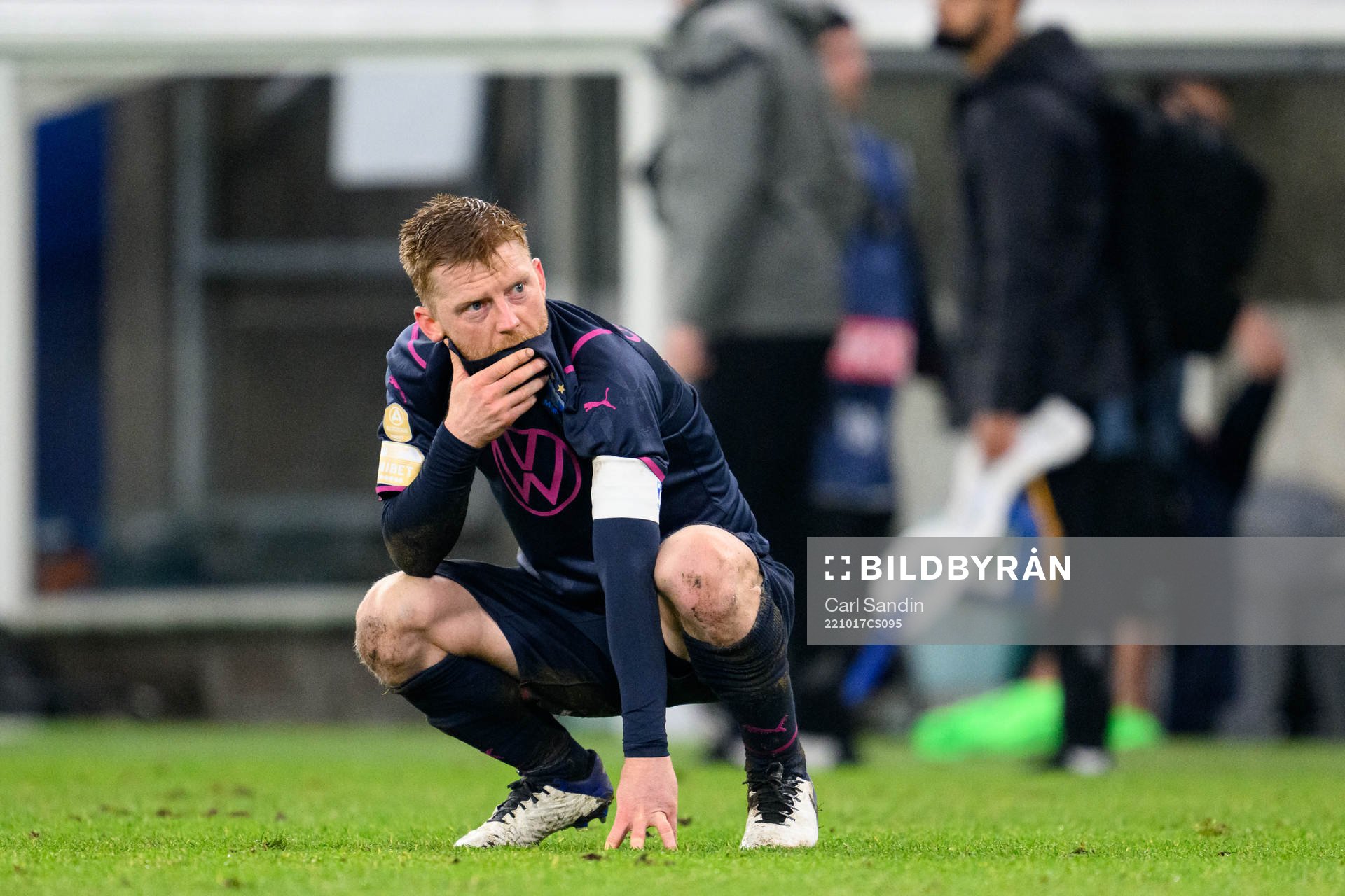Malmö FFs Anders Christiansen deppar