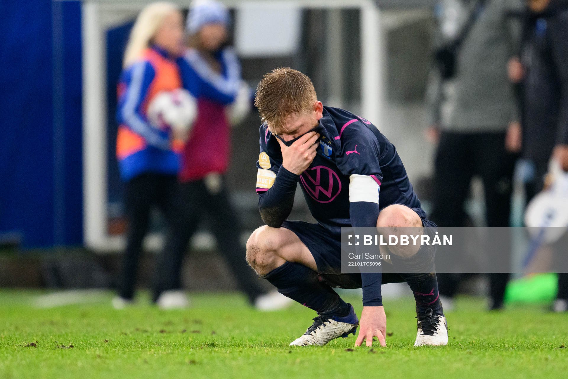 Malmö FFs Anders Christiansen deppar