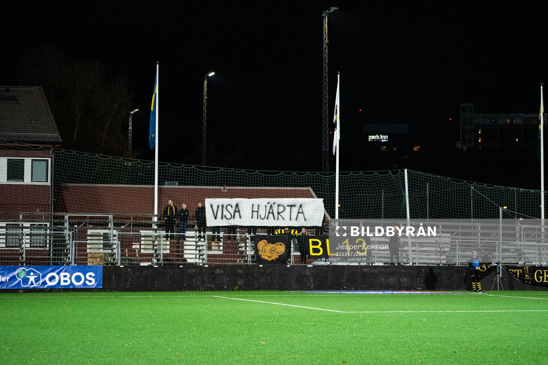 AIKs supportar med tifo