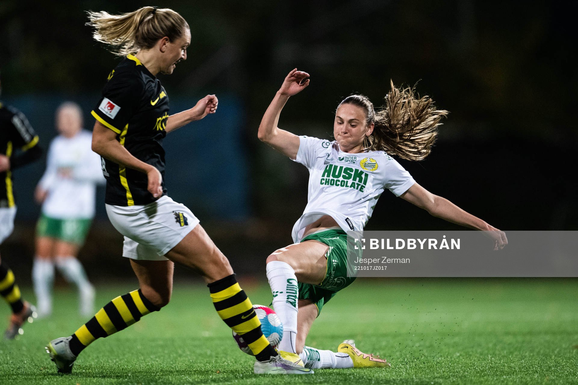 AIKs Jennie Nordin och Hammarbys Vilde Hasund