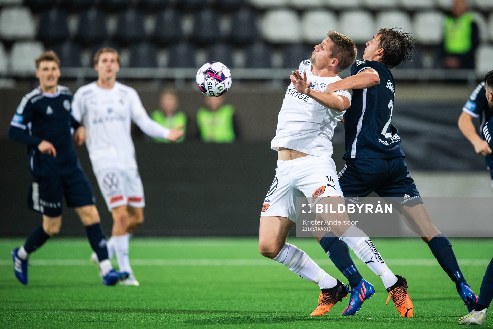 Halmstads Mikael Boman och Utsiktens Wilhelm Nilsson