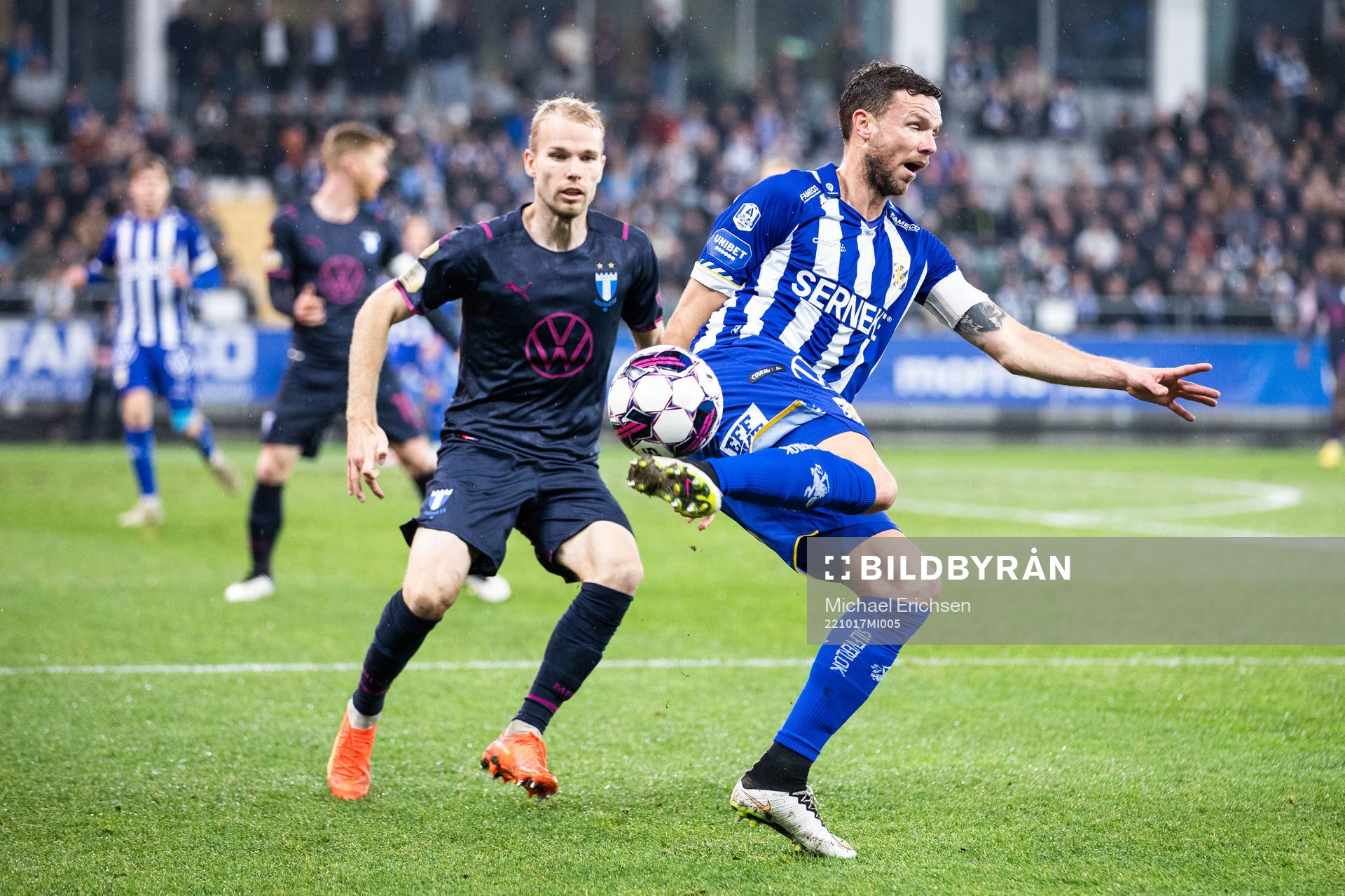 Malmö FFs Oscar Lewicki och IFK Göteborgs Marcus Berg