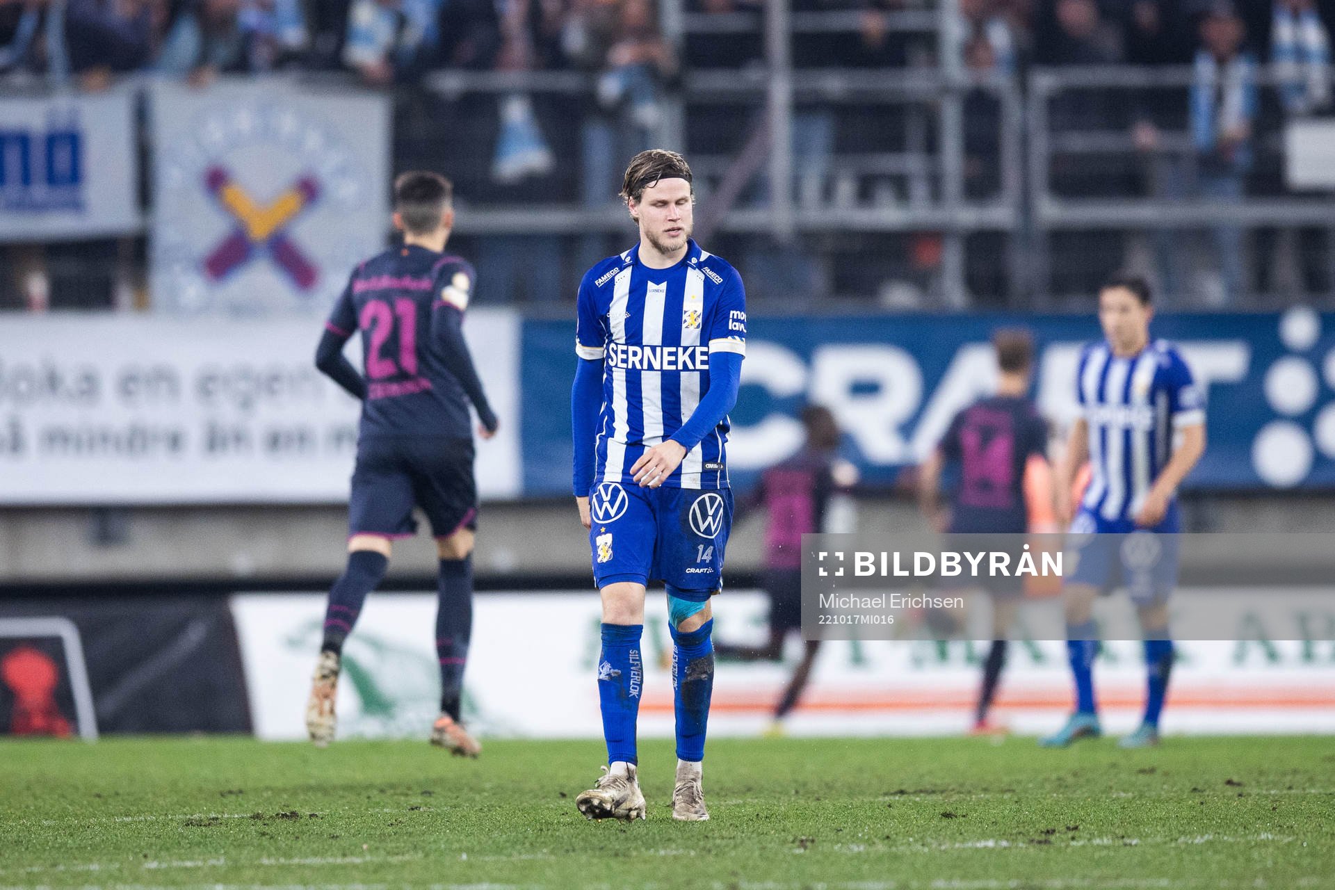 IFK Göteborgs Gustaf Norlin deppar