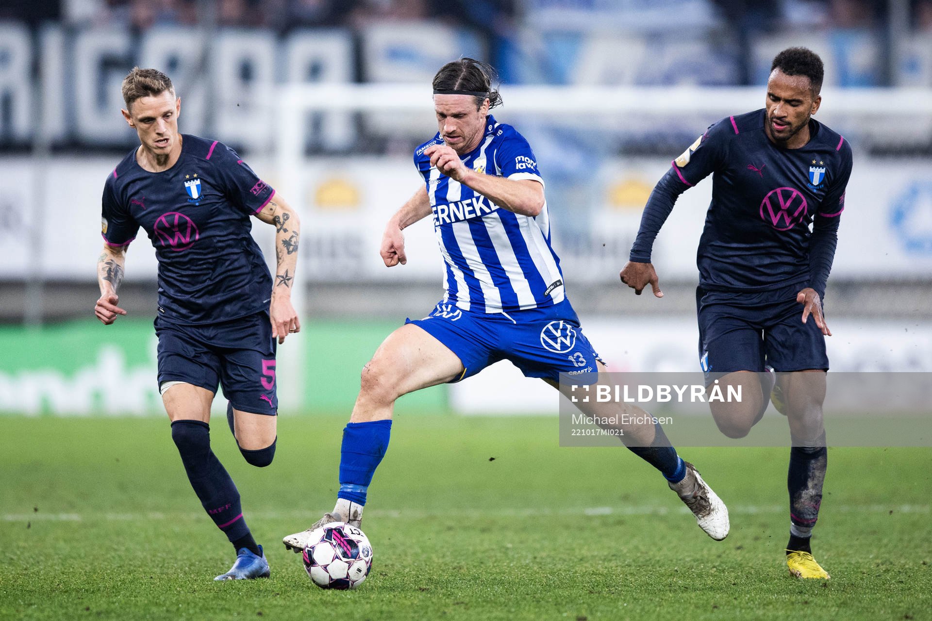 IFK Göteborgs Gustav Svensson och Malmö FFs Søren Rieks