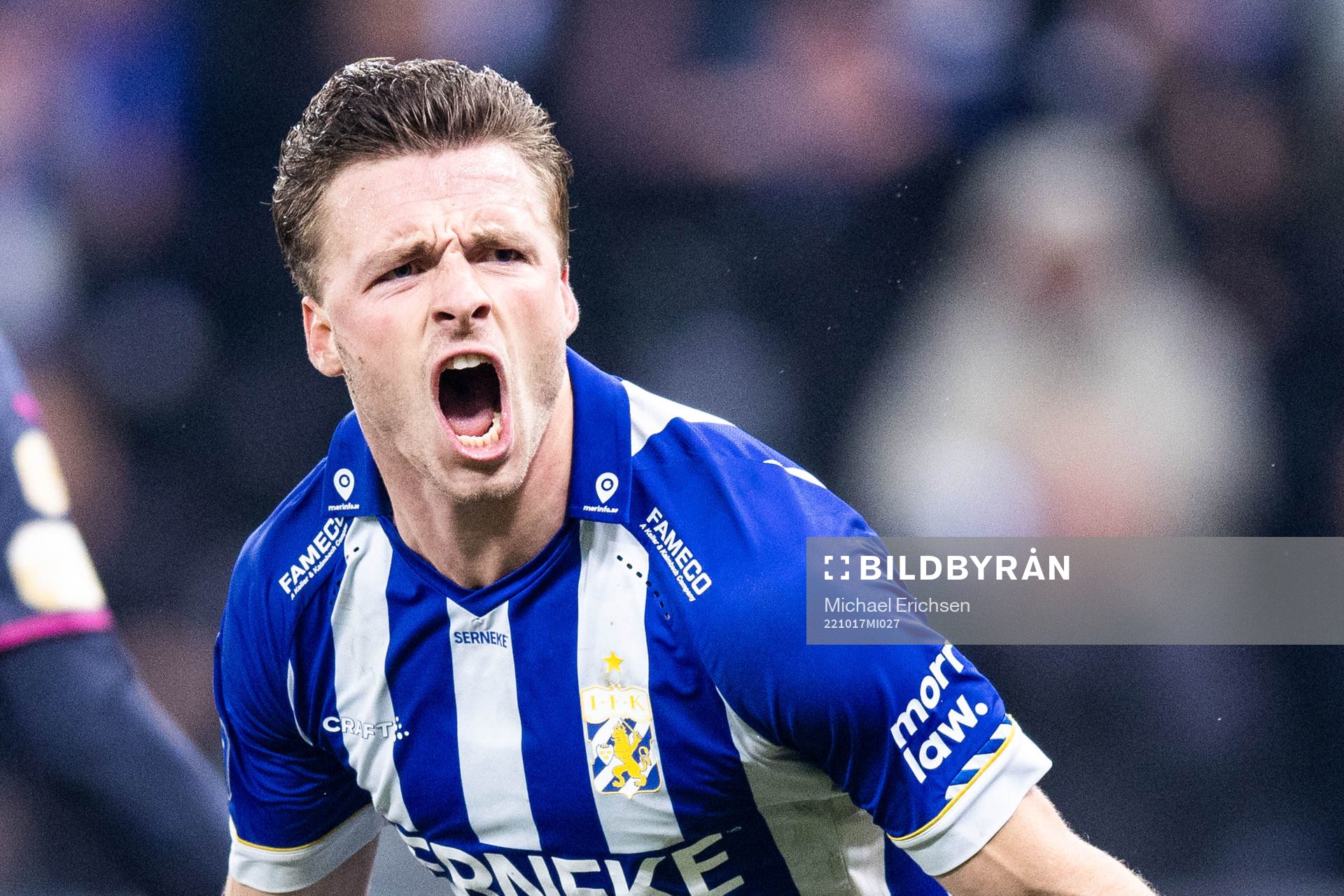 IFK Göteborgs Carl Johansson jublar