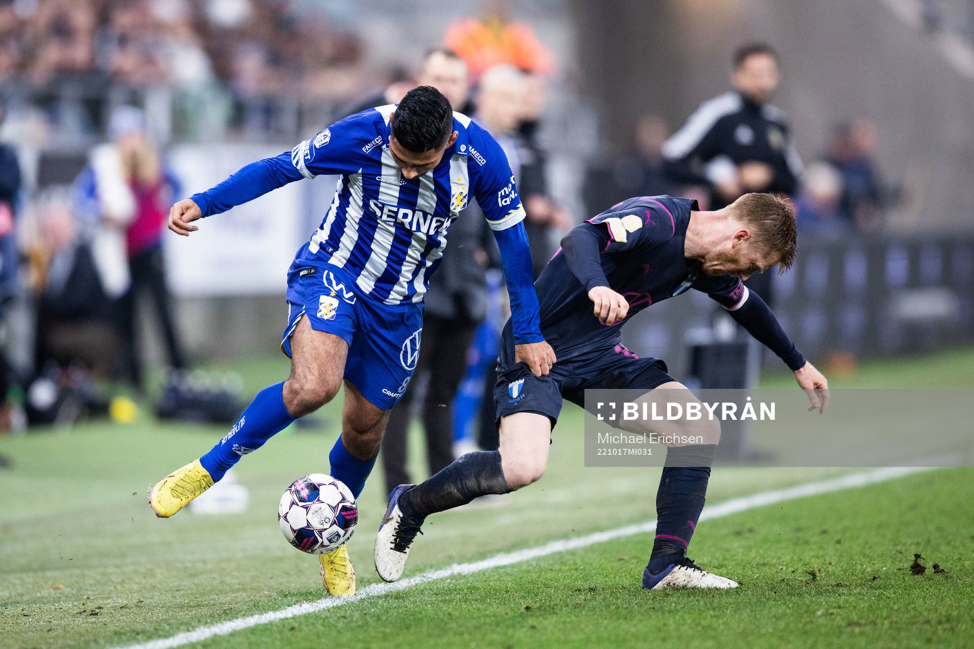IFK Göteborgs Hosam Aiesh och Malmö FFs Anders