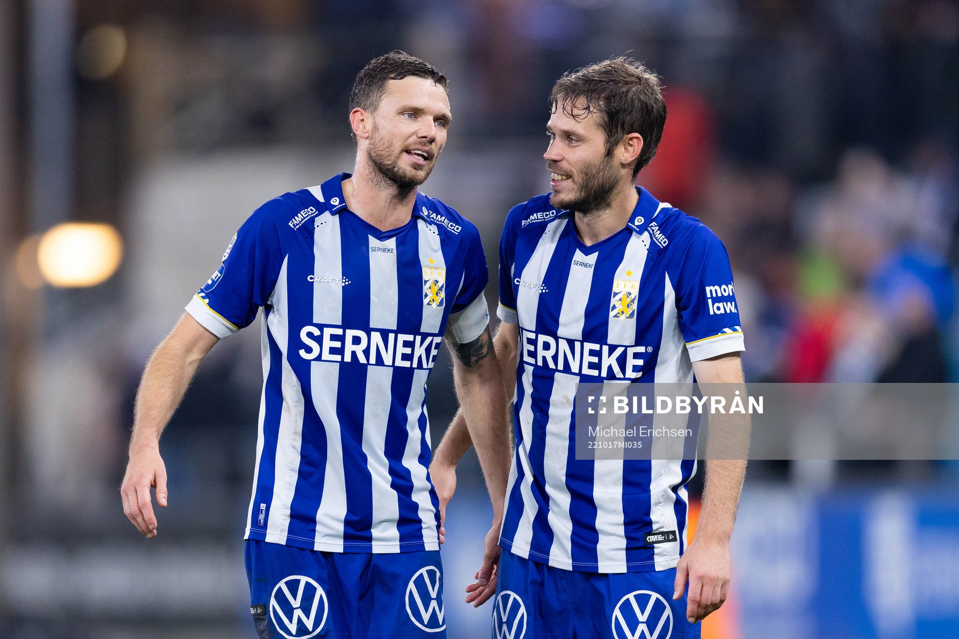 IFK Göteborgs Marcus Berg och Emil Salomonsson