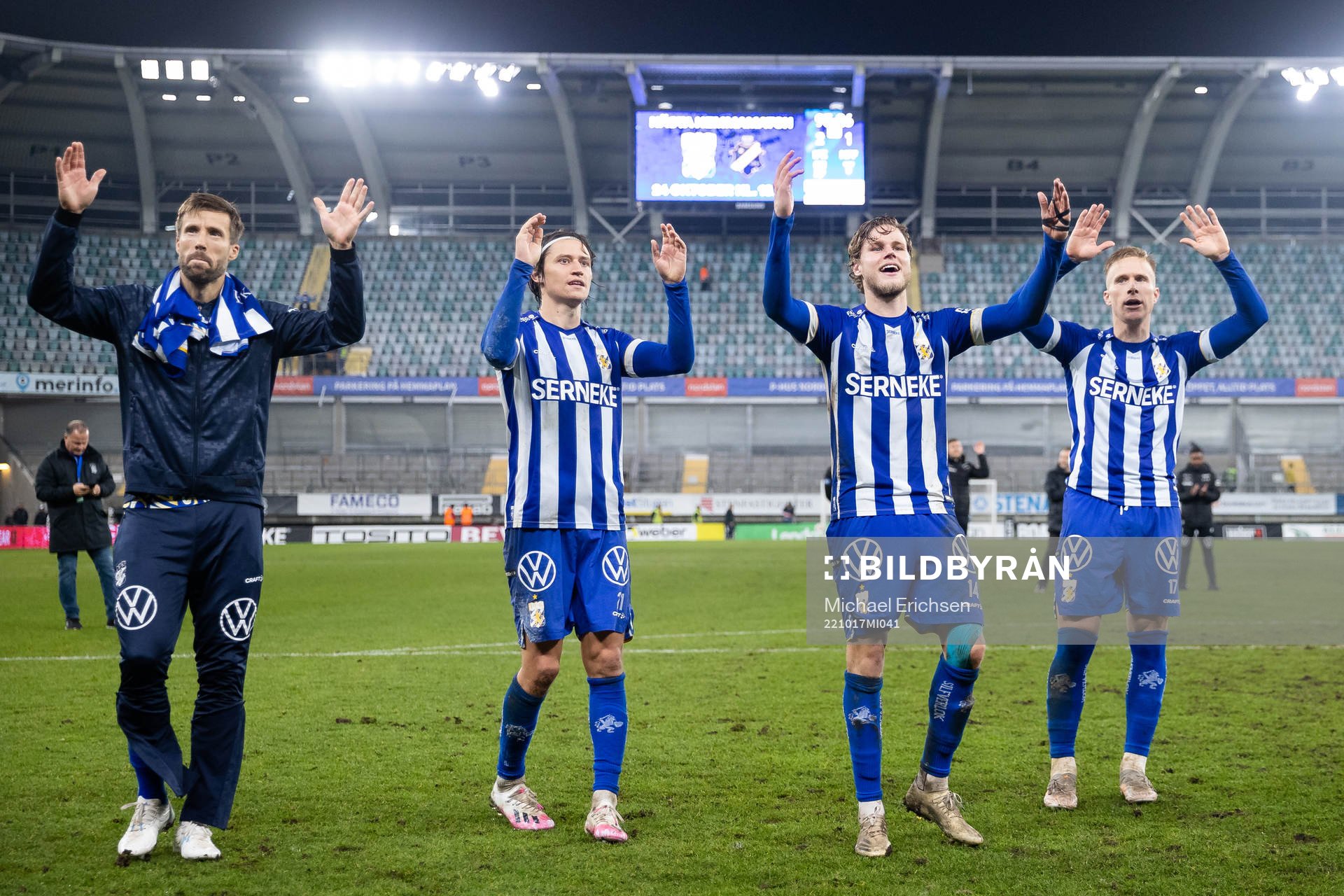 IFK Göteborgs Mattias Bjärsmyr, Simon Thern, Gustaf