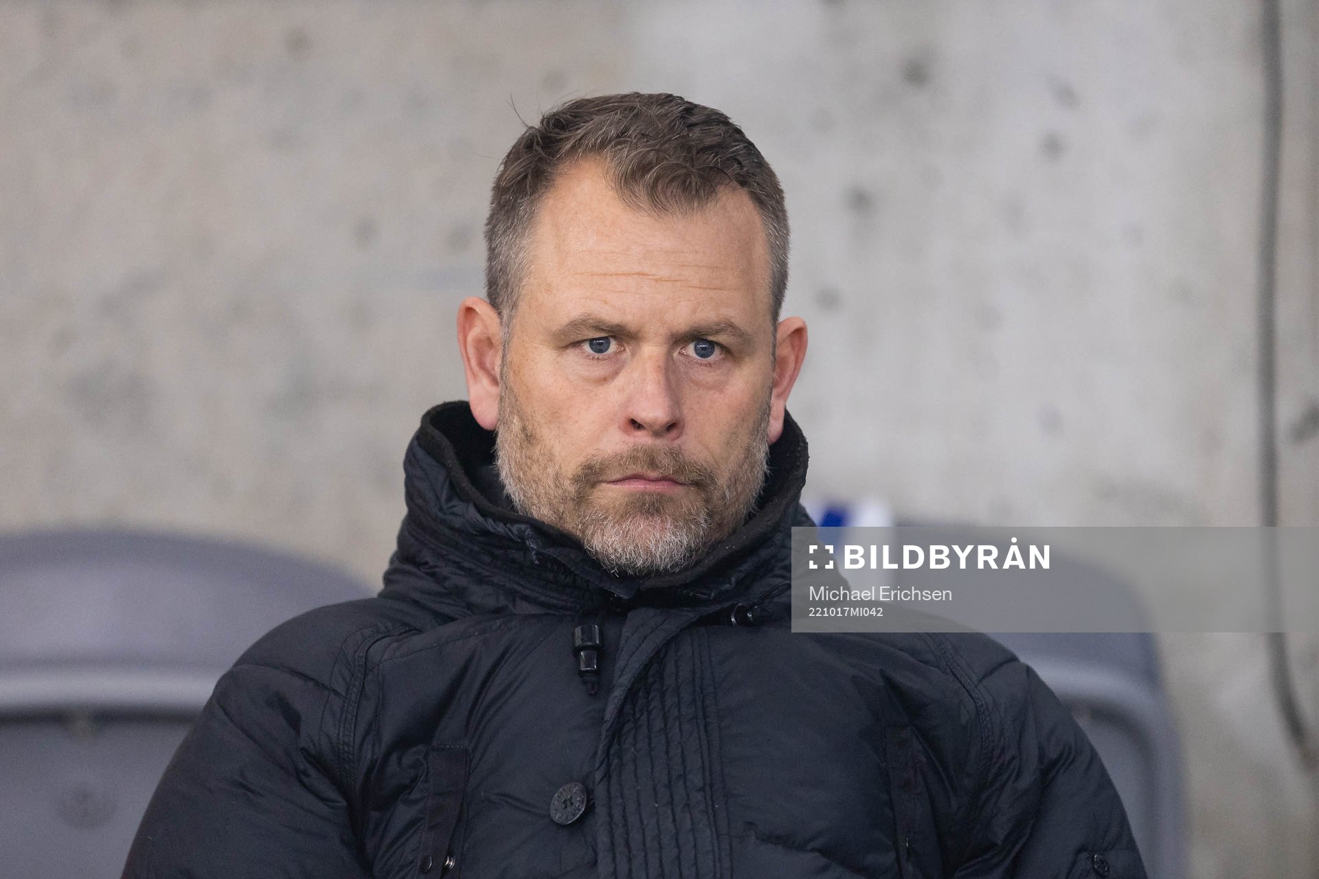 IFK Göteborgs tränare Mikael Stahre innan fotbollsmatchen