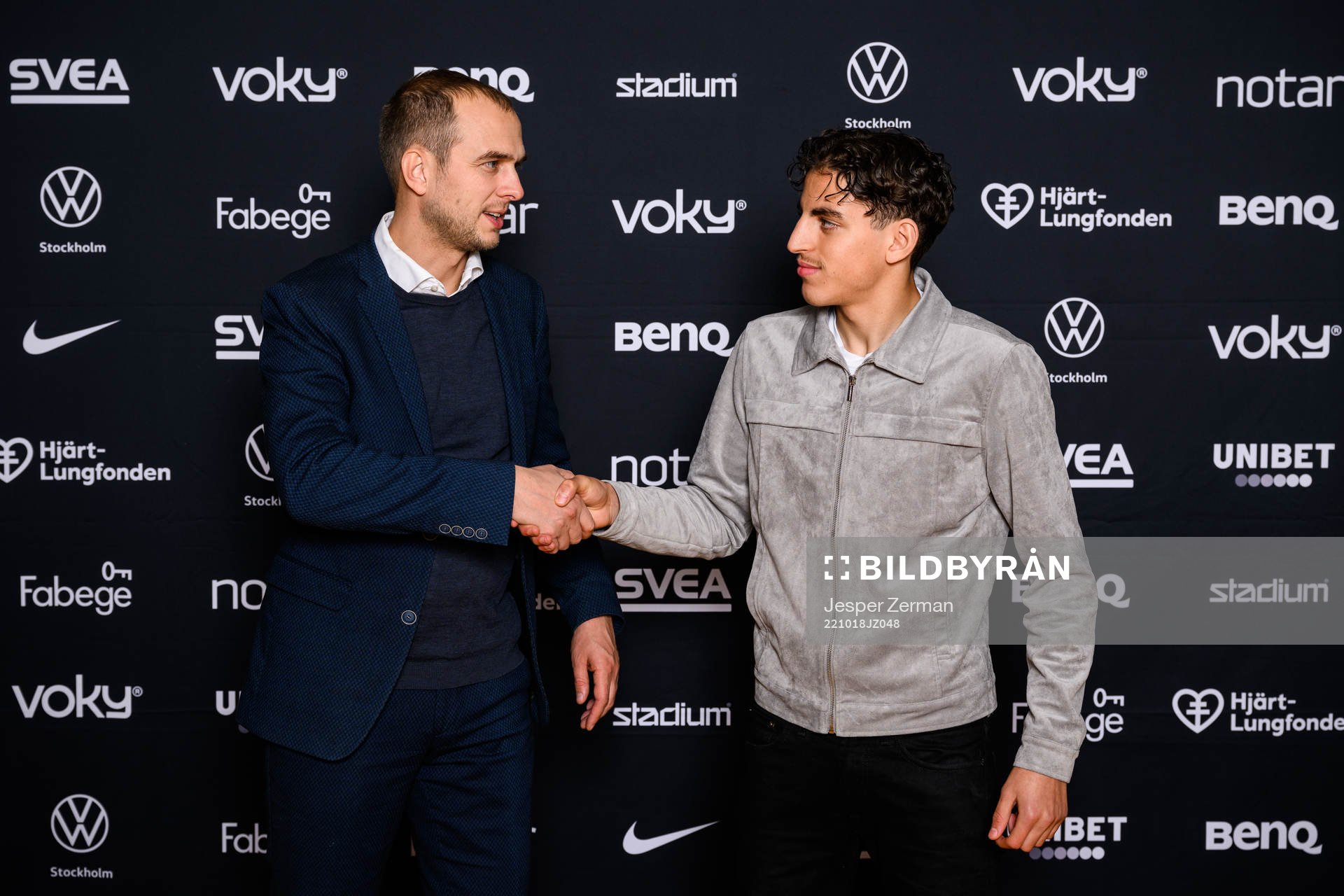 s sportchef Henrik Jurelius och Taha Ayari