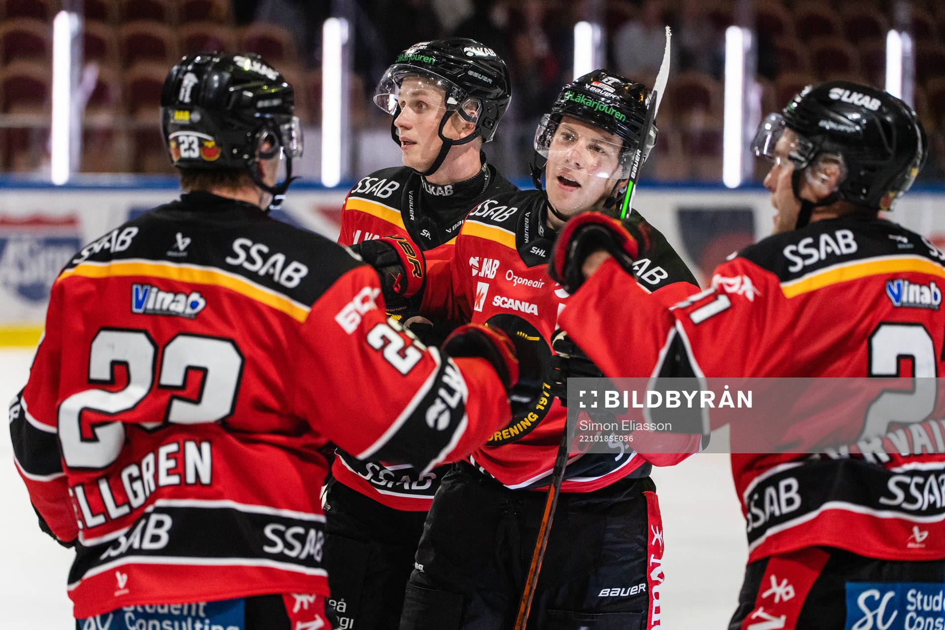Luleås Jesper Sellgren, Jonas Berglund och Erik Gustafsson