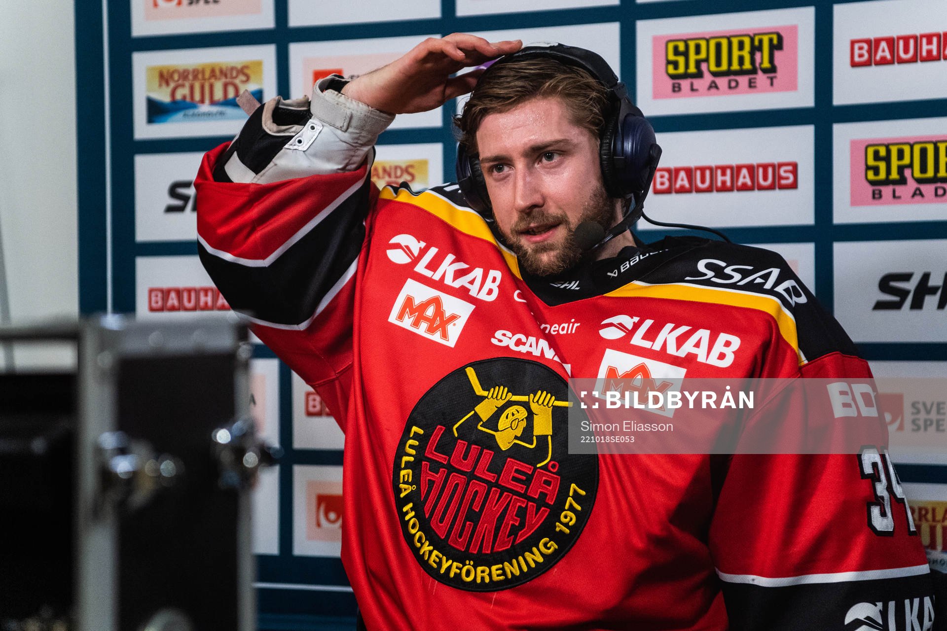 Luleås målvakt Joel Lassinantti