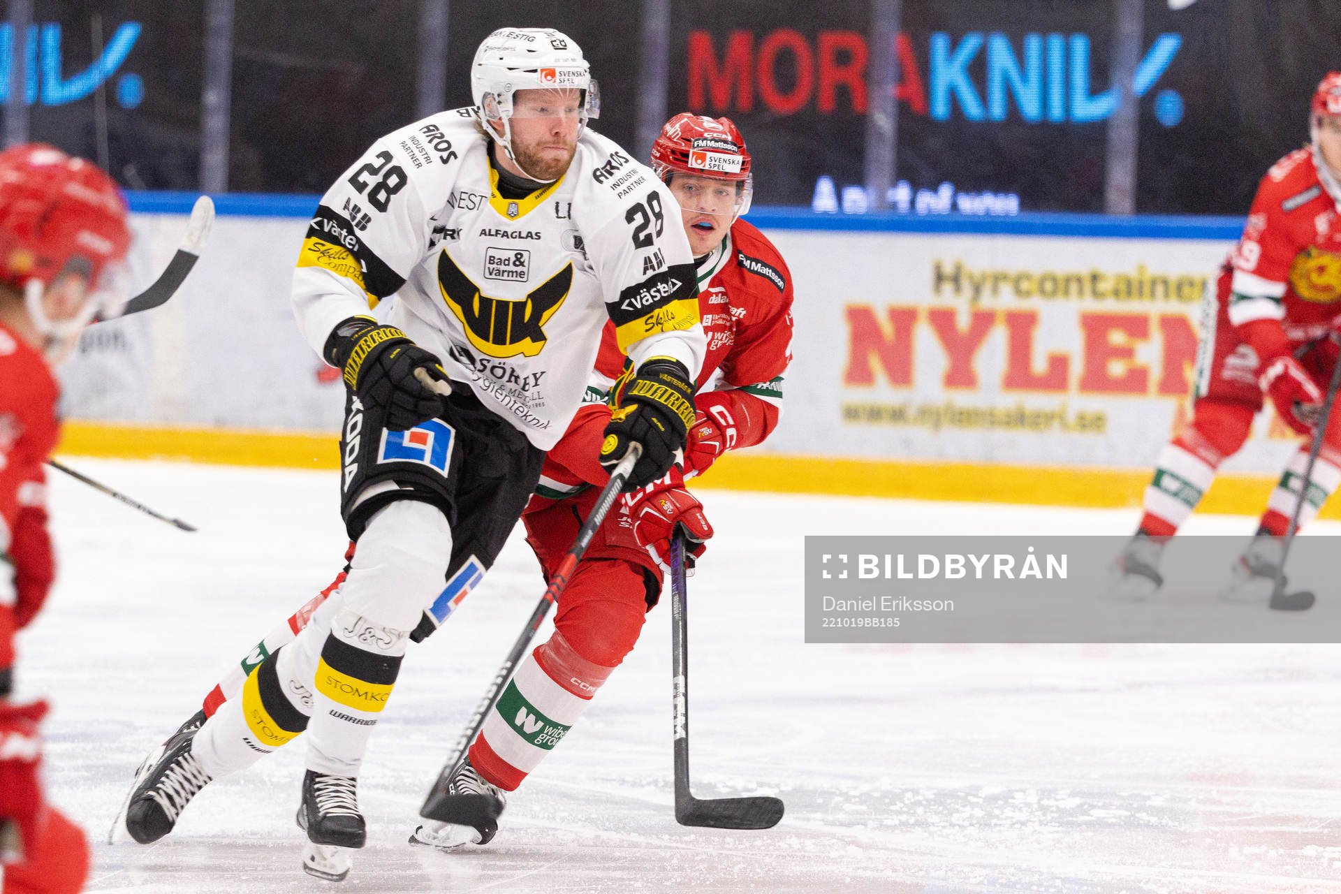 Västerås Lukas Zetterberg och Moras Johannes Johannessen