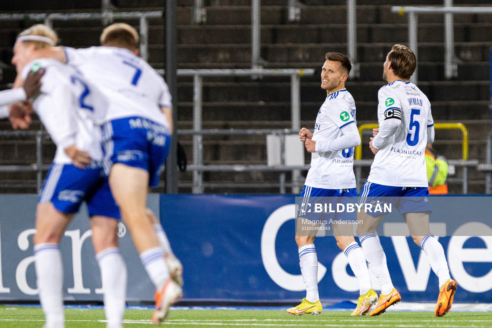 IFK Norrköpings Arnor Traustason jublar