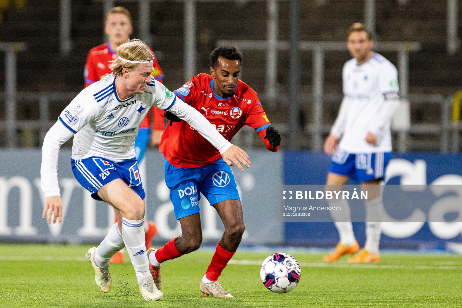 IFK Norrköpings Daniel Fritz Eid och Helsingborgs Taha Ali