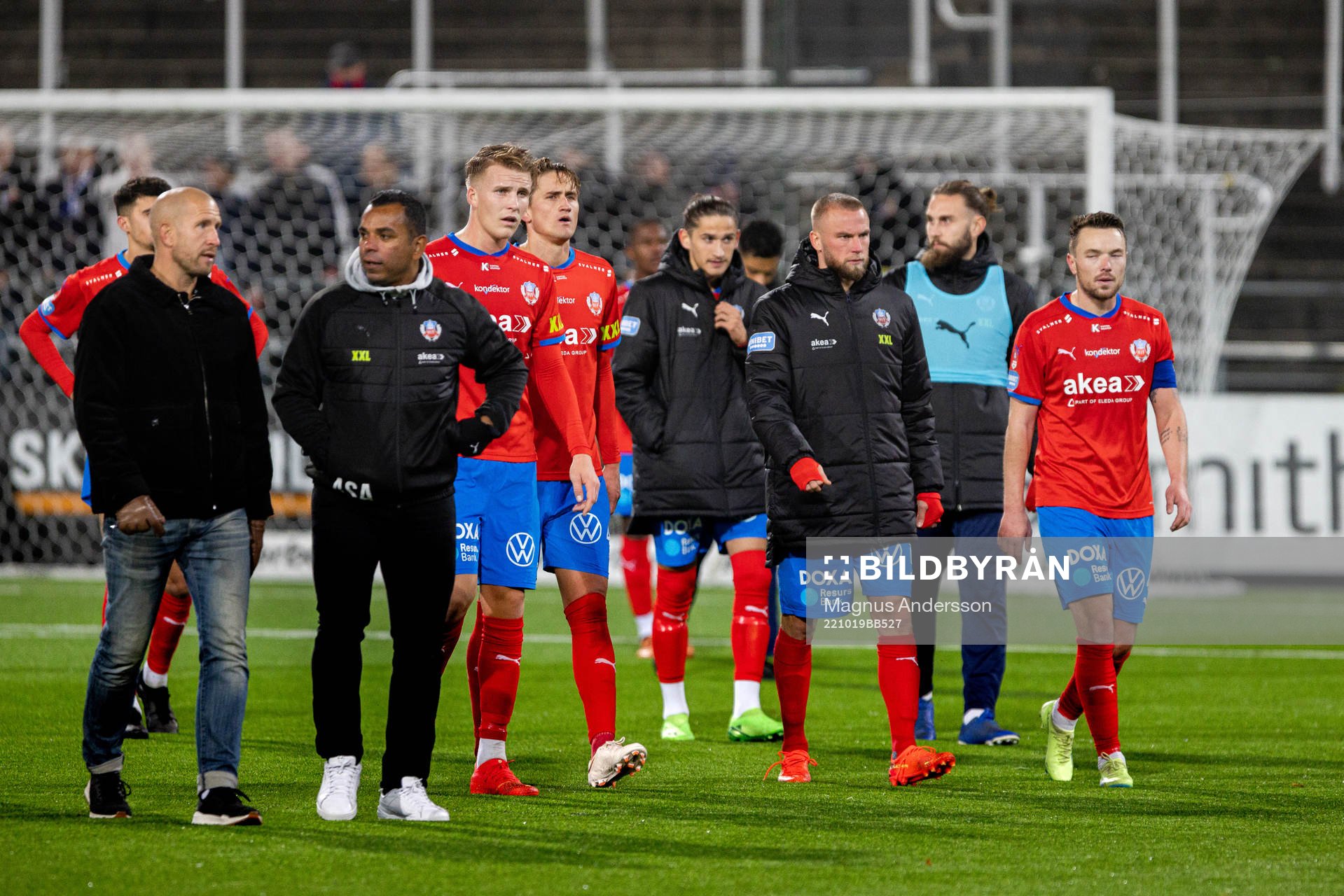Helsingborgs spelare deppar