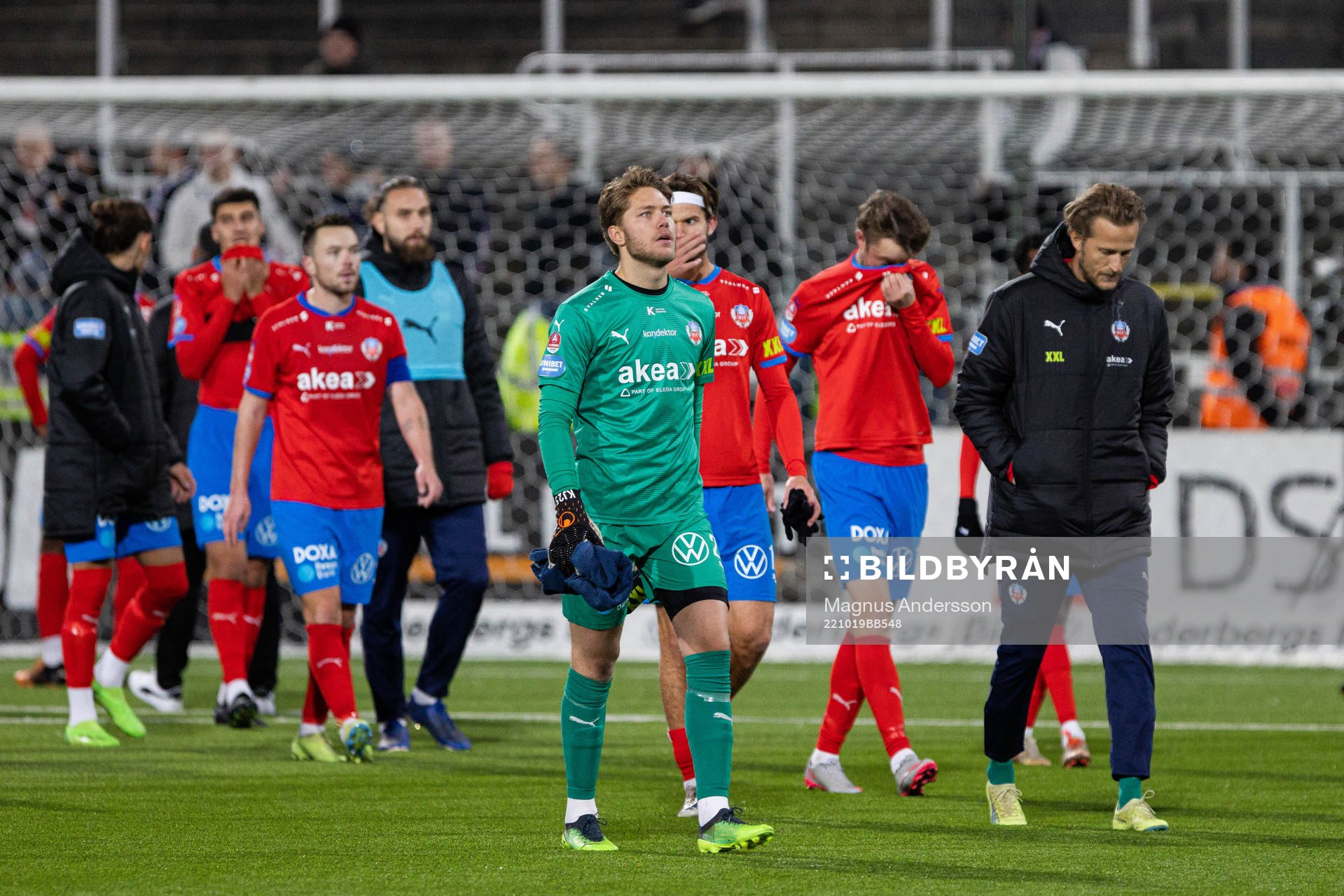 Helsingborgs spelare deppar