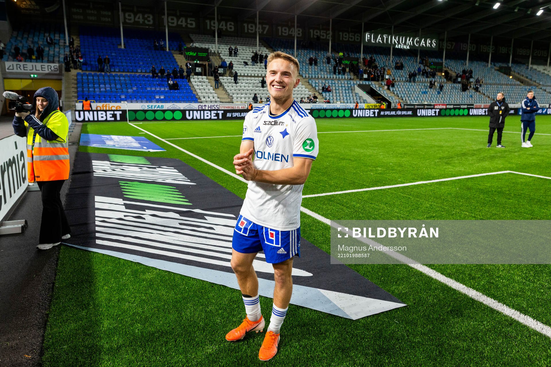 IFK Norrköpings Jacob Ortmark jublar