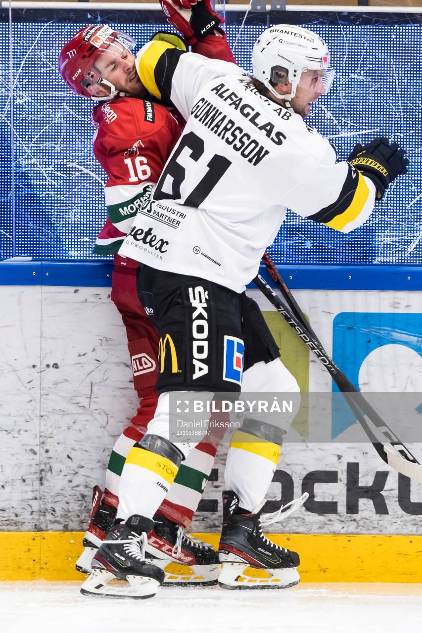 Moras Kevin Hancock och Västeråss Daniel Gunnarsson