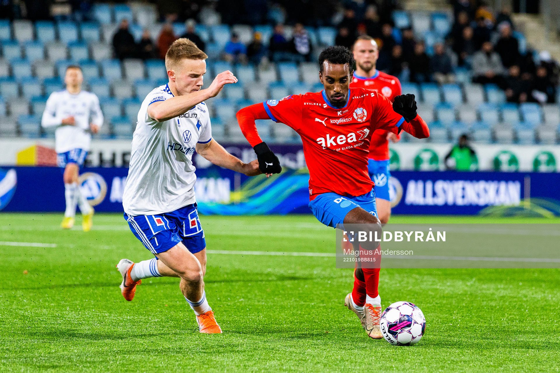 IFK Norrköpings Jacob Ortmark och Helsingborgs Taha Ali