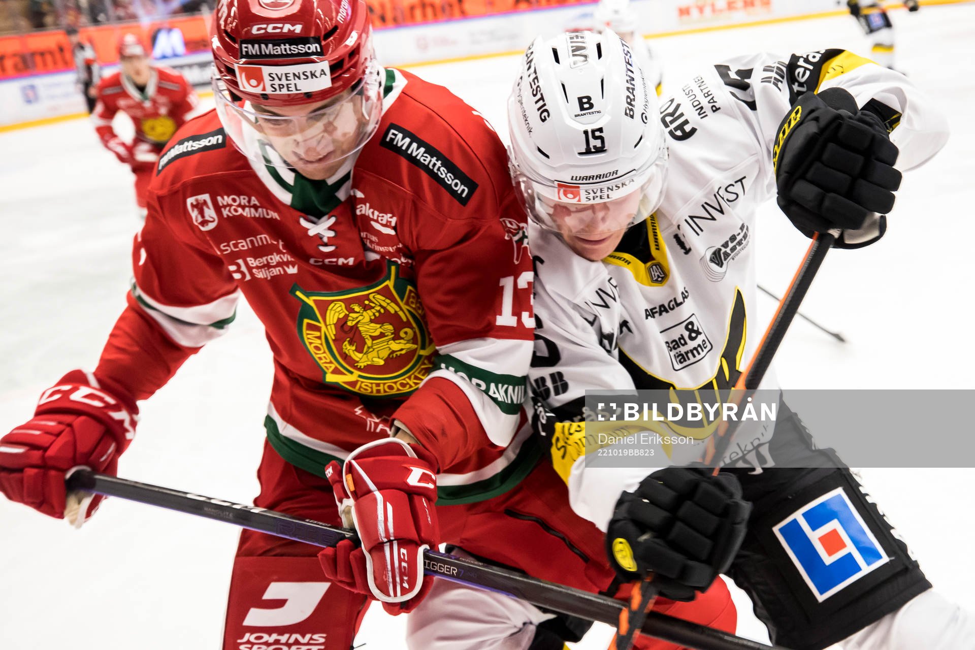 Moras Fabian Ilestedt och Västeråss Filip Wiberg